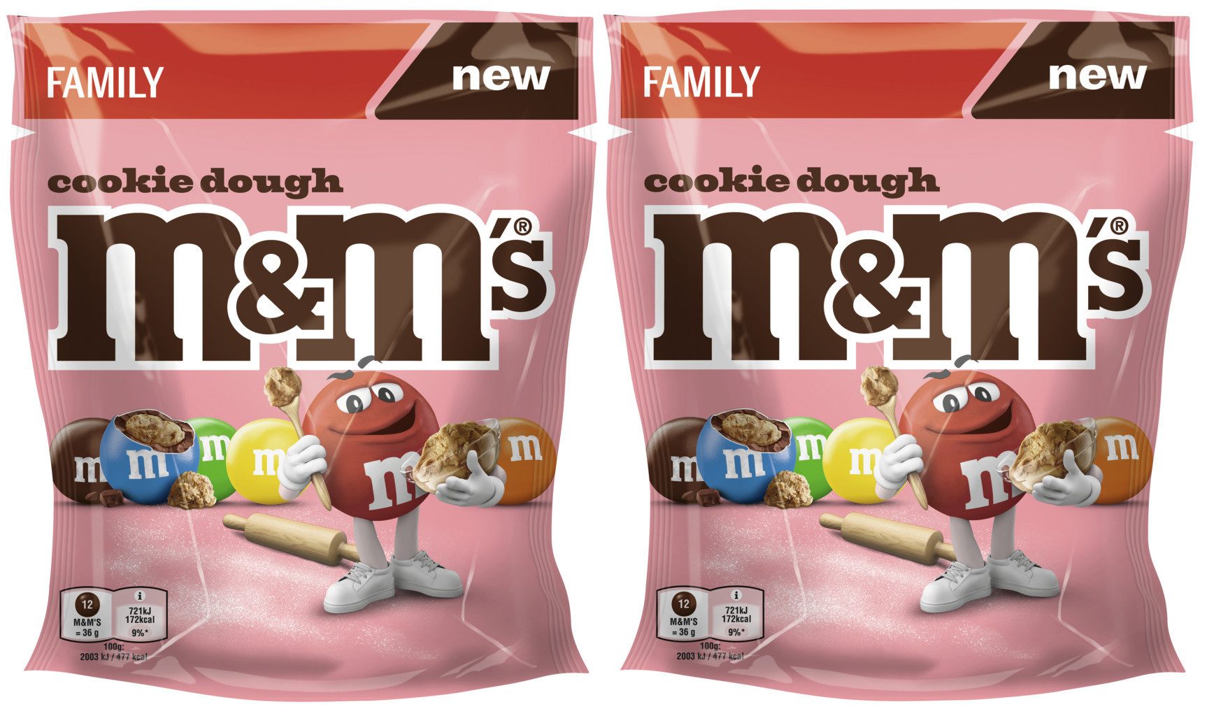 M&M's Süßigkeit M&M'S Cookie 2x 290g (580g)