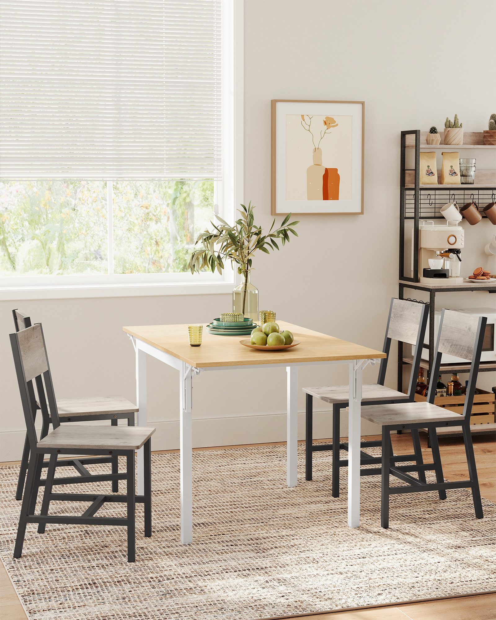 VASAGLE Esszimmerstuhl (2 St), Holzstuhl Küchenstühle für Küche günstig online kaufen