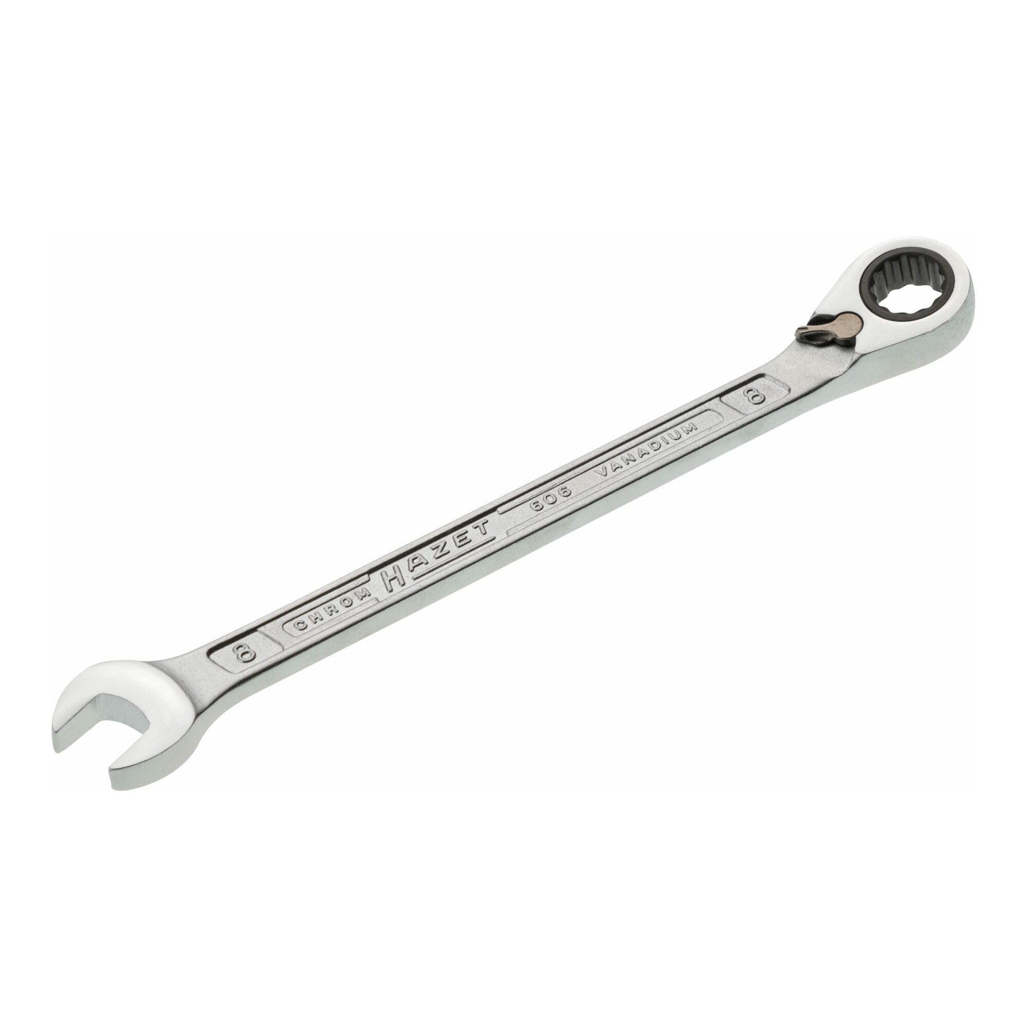 HAZET Ratsche HAZET Knarren-Ring-Maulschlüssel 606-8 8 mm