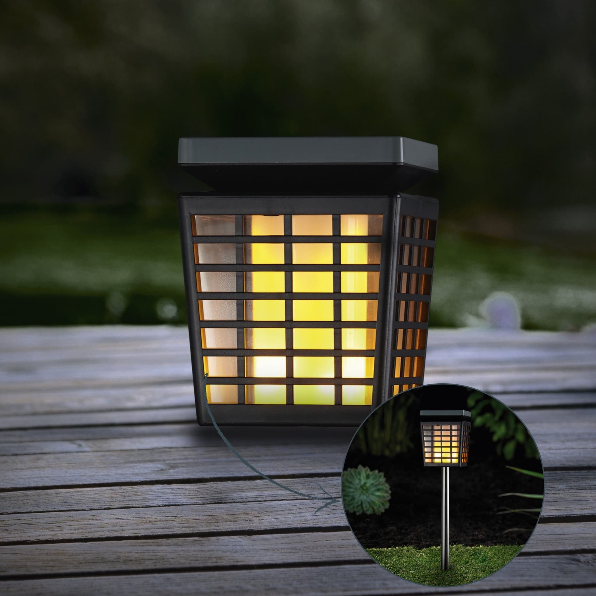 MeLiTec LED Solarleuchte Garten SO46, LED günstig online kaufen