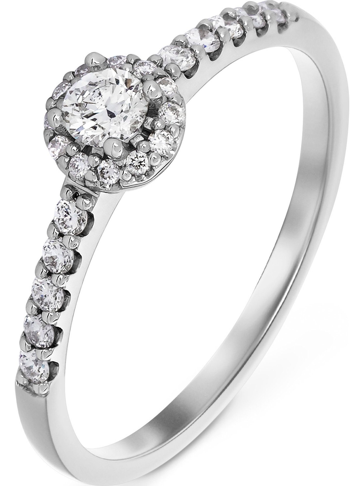 CHRIST Diamantring CHRIST Damen-Damenring 1 Diamant