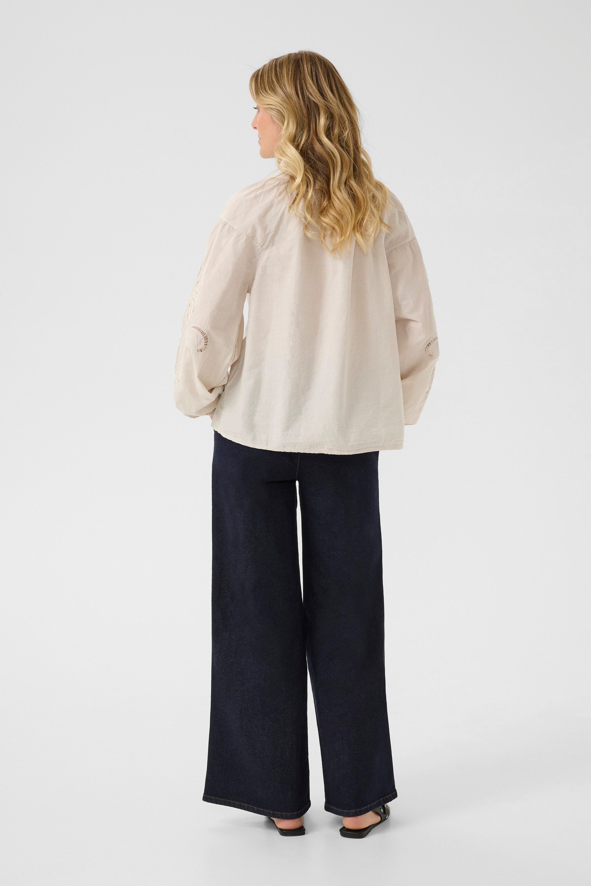 Langarmbluse Langarm-Bluse CRTimia