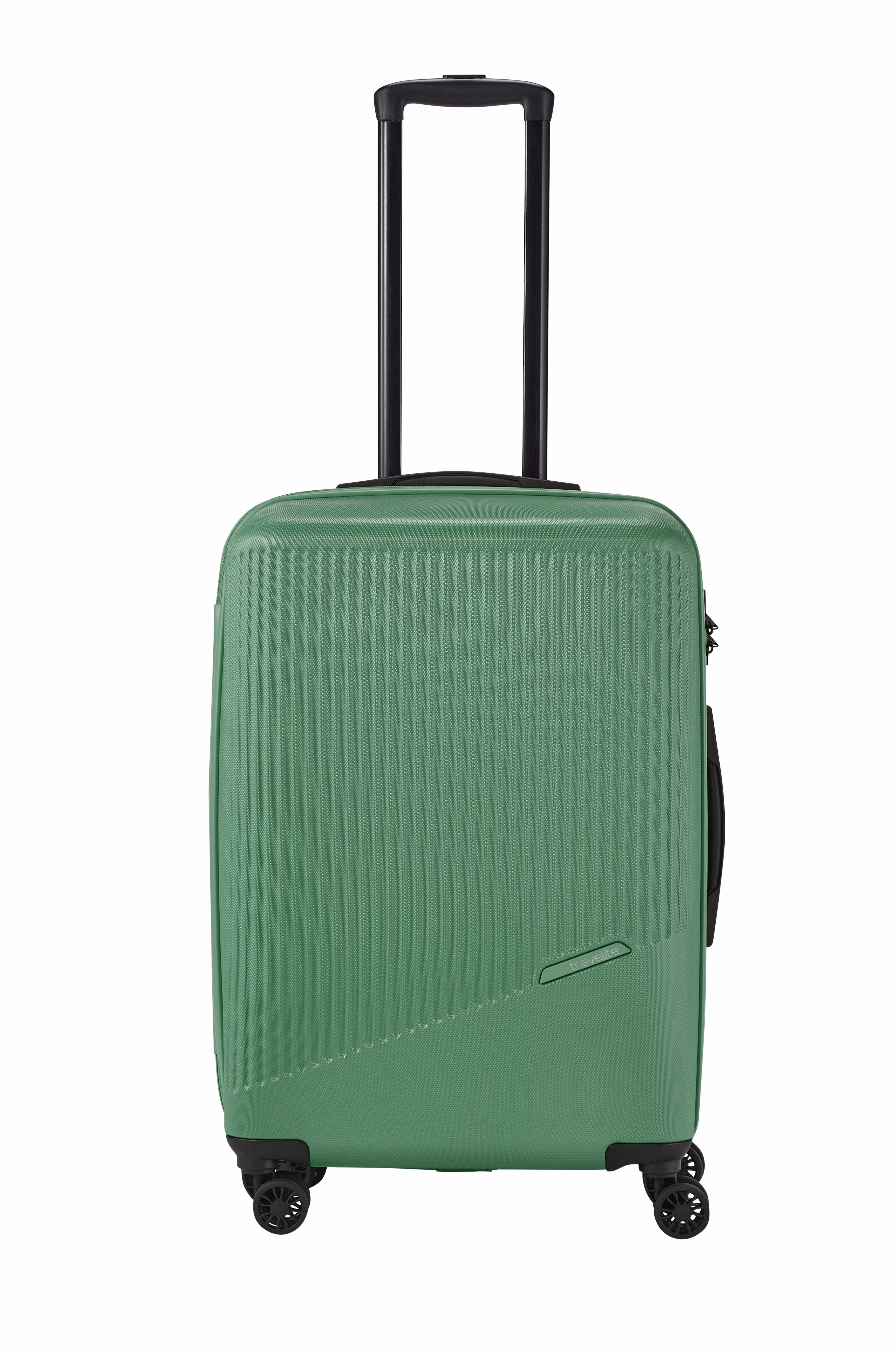 travelite Hartschalen-Trolley Bali, ABS, Doppelrollen, Grün, Blau, Grau günstig online kaufen