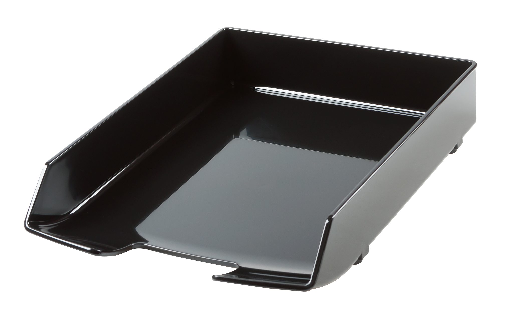 HAN Briefablage Briefablage WAVE EXCLUSIV, DIN A4/C4, stapelbar, stabil, schwarz