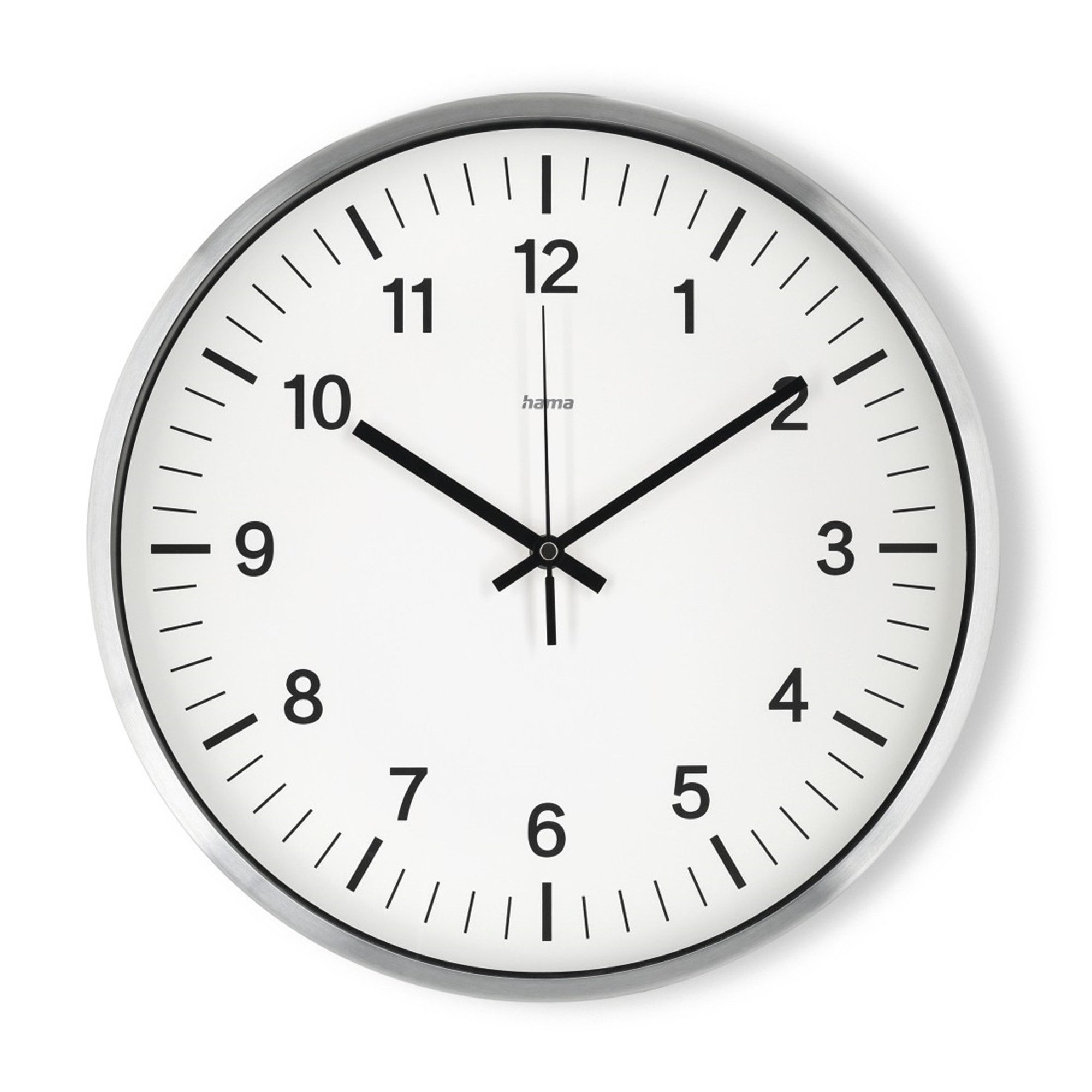 Wanduhr Shiny, Ø 35cm, Aluminium