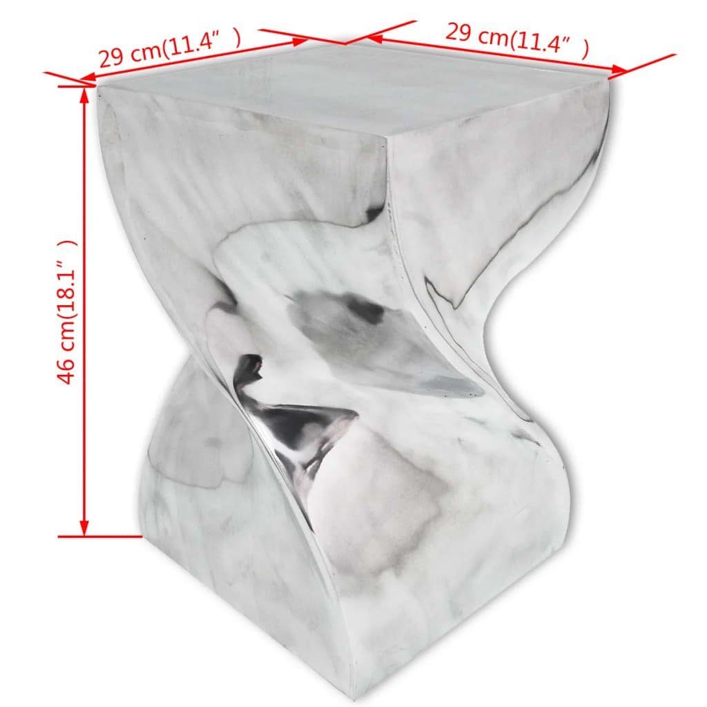 Beistelltisch Silbern Hocker/Verdrehte Aluminium (1-St) Form furnicato