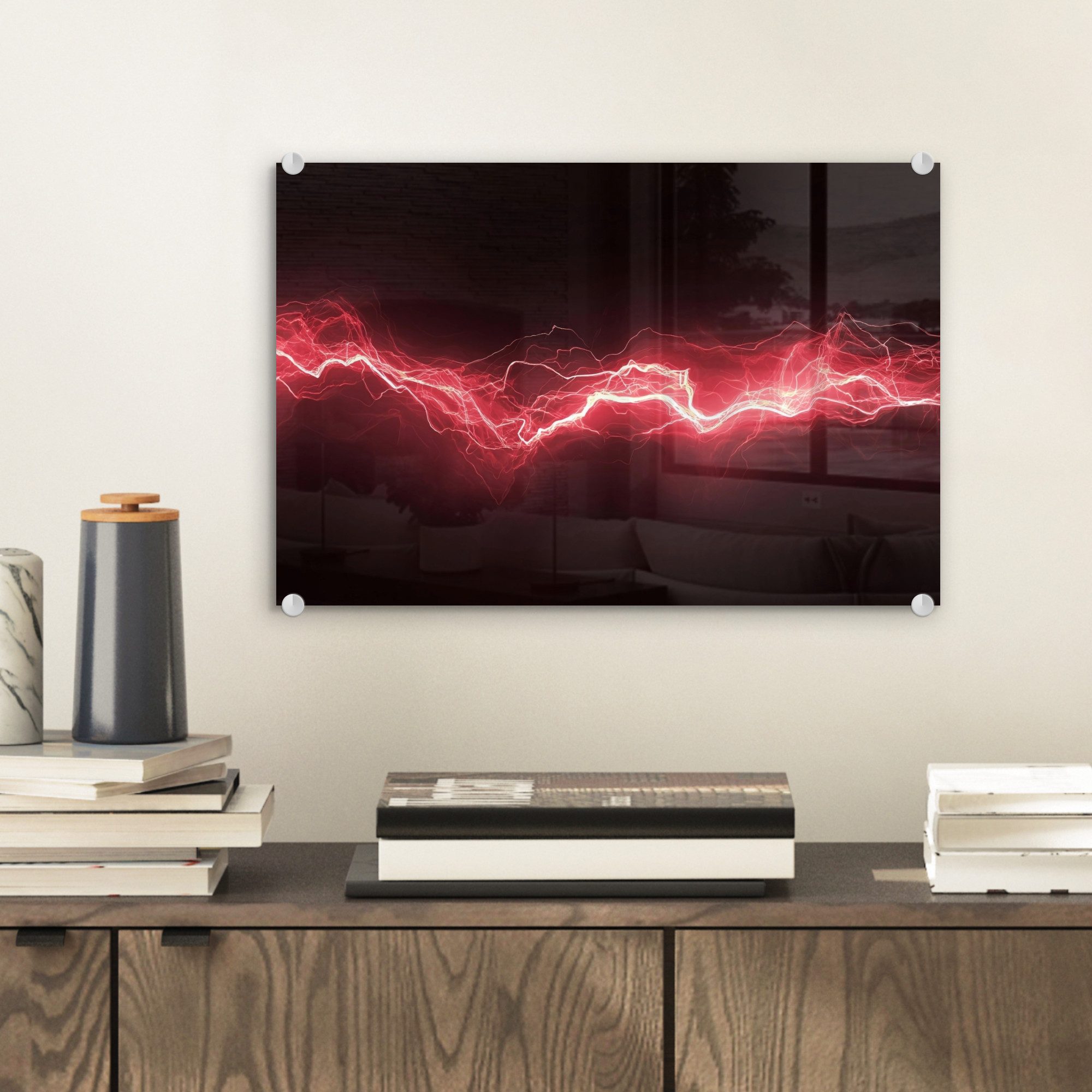 MuchoWow Acrylglasbild Spiele - Rot - günstig online kaufen