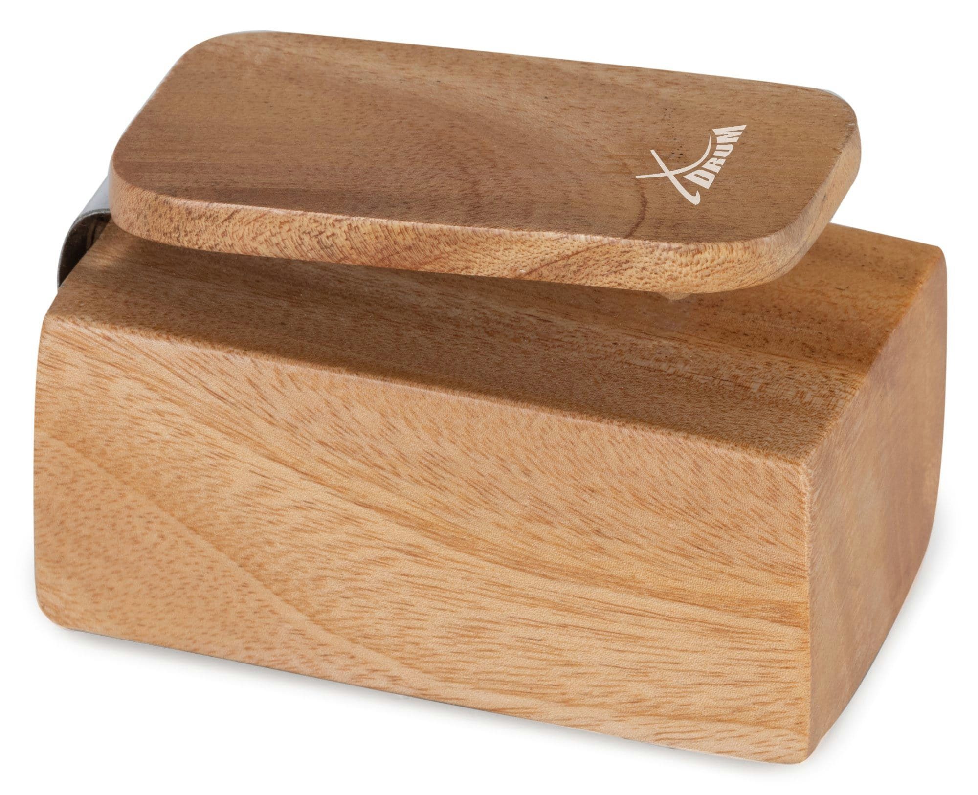 XDrum Cajon CW-S Cajon Woodblock - Montierbarer Holzblock, Sehr durchsetzungsfähiger Klang