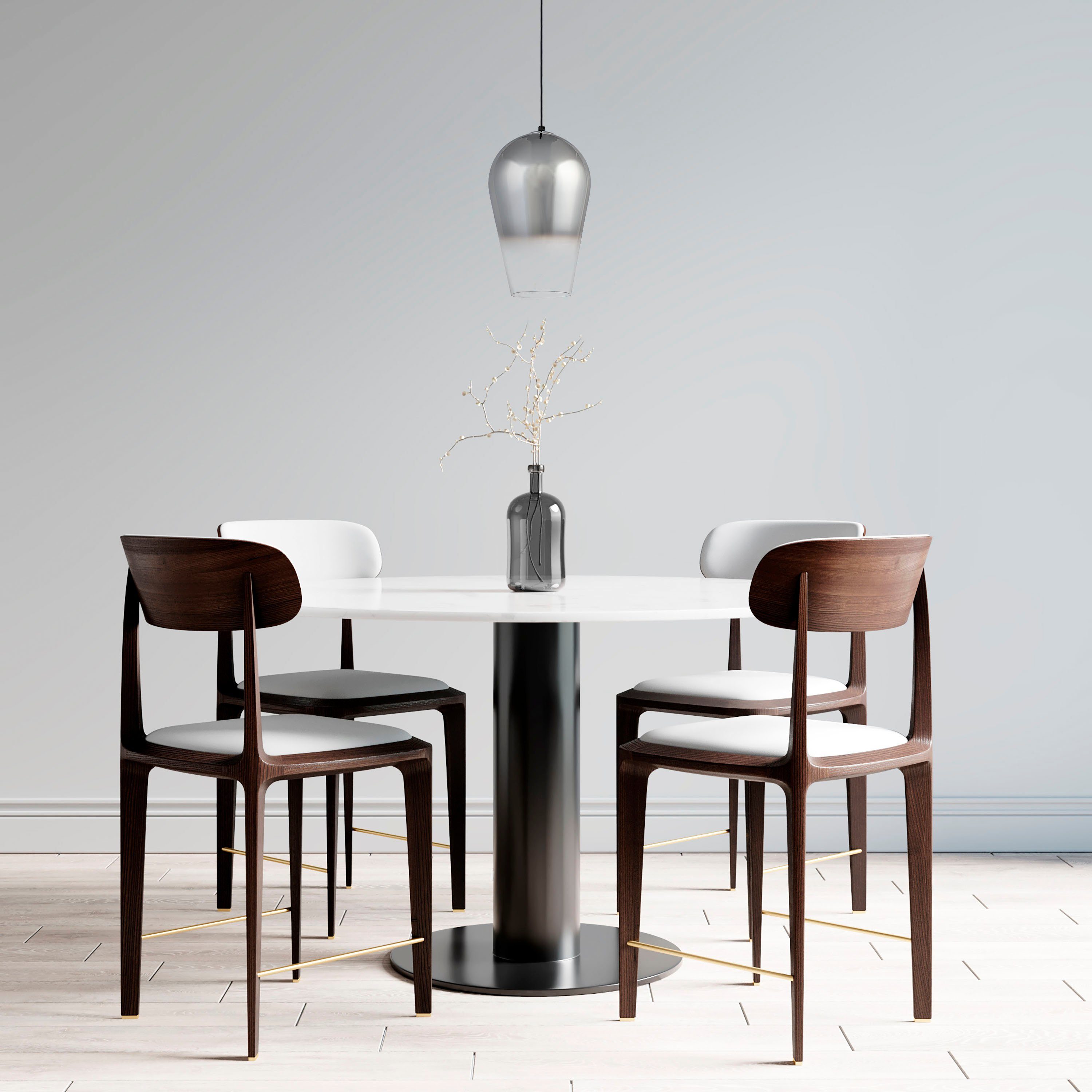 Wohnzimmer Modern Lampenschirm Glas Hängeleuchte Home DALIA, Leuchtmittel, ohne Pendelleuchte E27 Esstisch Paco