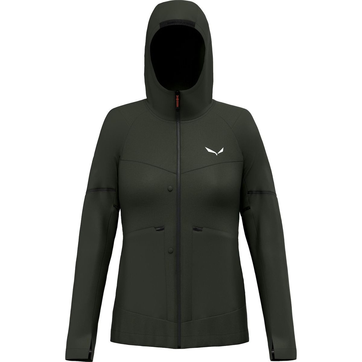 Salewa Outdoorjacke Puez Hemp/Durastretch 2/1 Hybrid Jacket W Vielseitige Damen-Softshelljacke mit natürlichem Stretch aus Hanf und
