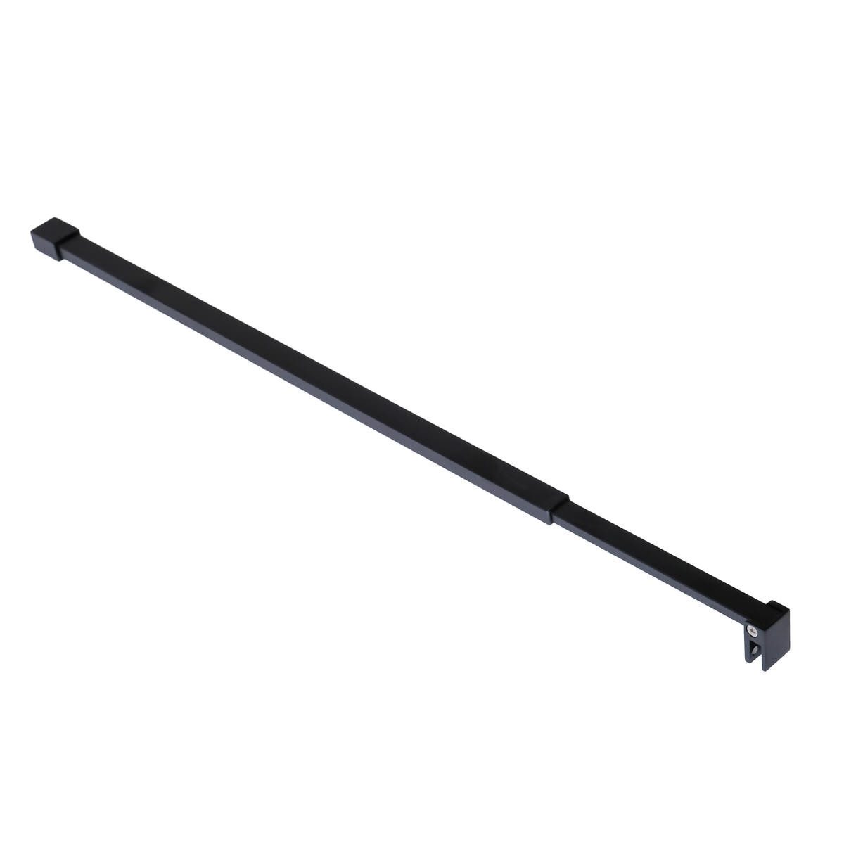 Aloni Duschwand-Stabilisationsstange ST005, (1-St), Aloni Stabilisationsstange 60 120 cm ausziehbar Schwarz matt