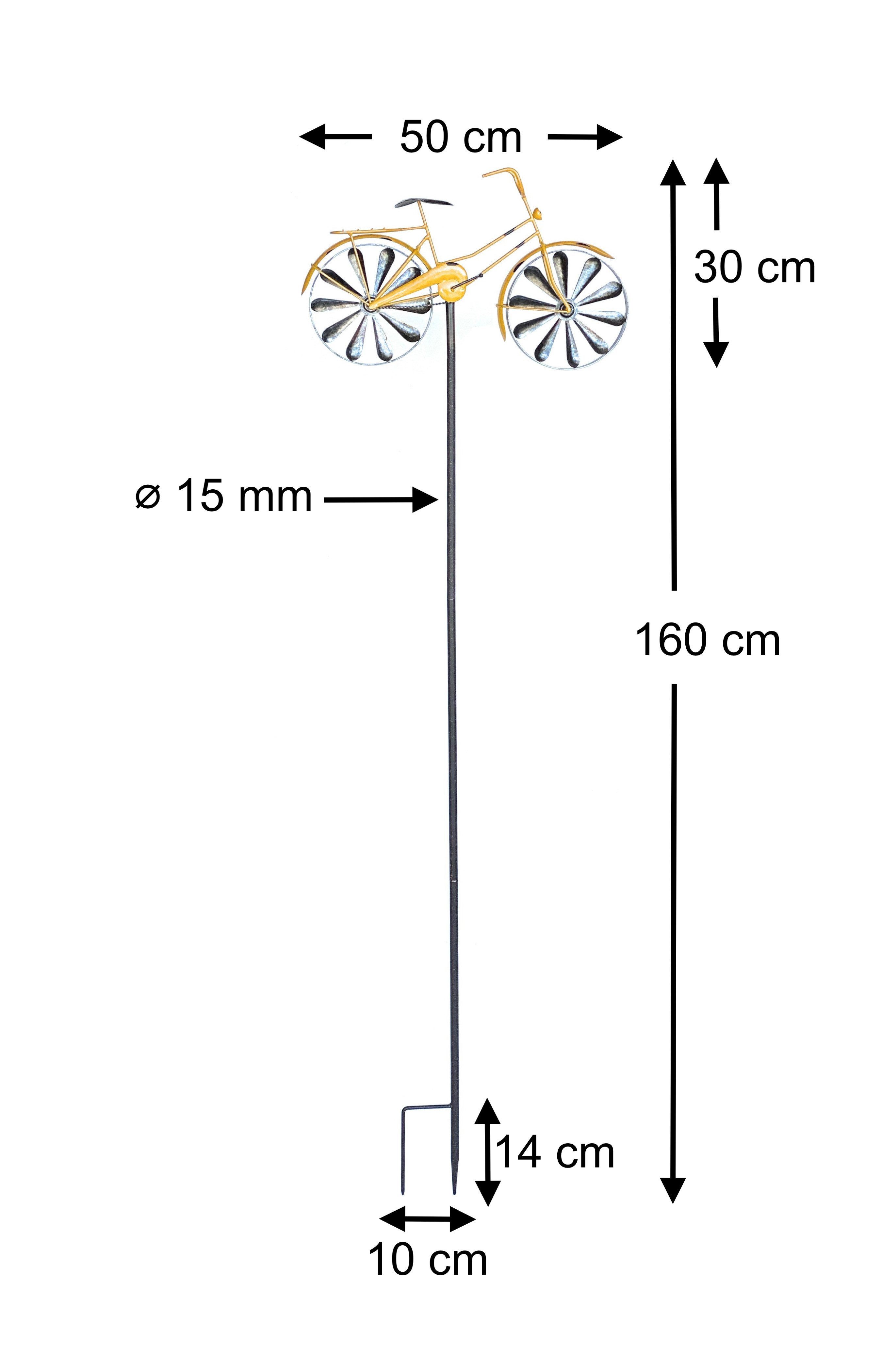 DanDiBo Gartenstecker Metall Fahrrad XL 160 günstig online kaufen