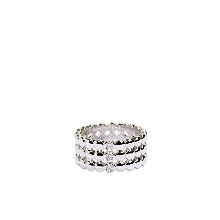 Esprit Silberring Ring mit Zirkonia-Besatz Sterling Silber