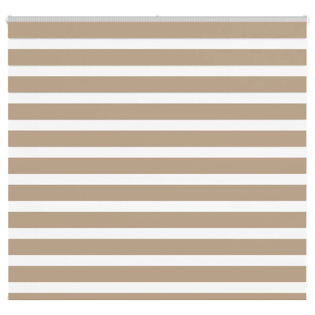 Rollo Doppelrollo Sandbraun 155x100 cm Stoffbreite 150,9 cm Polyester, vidaXL