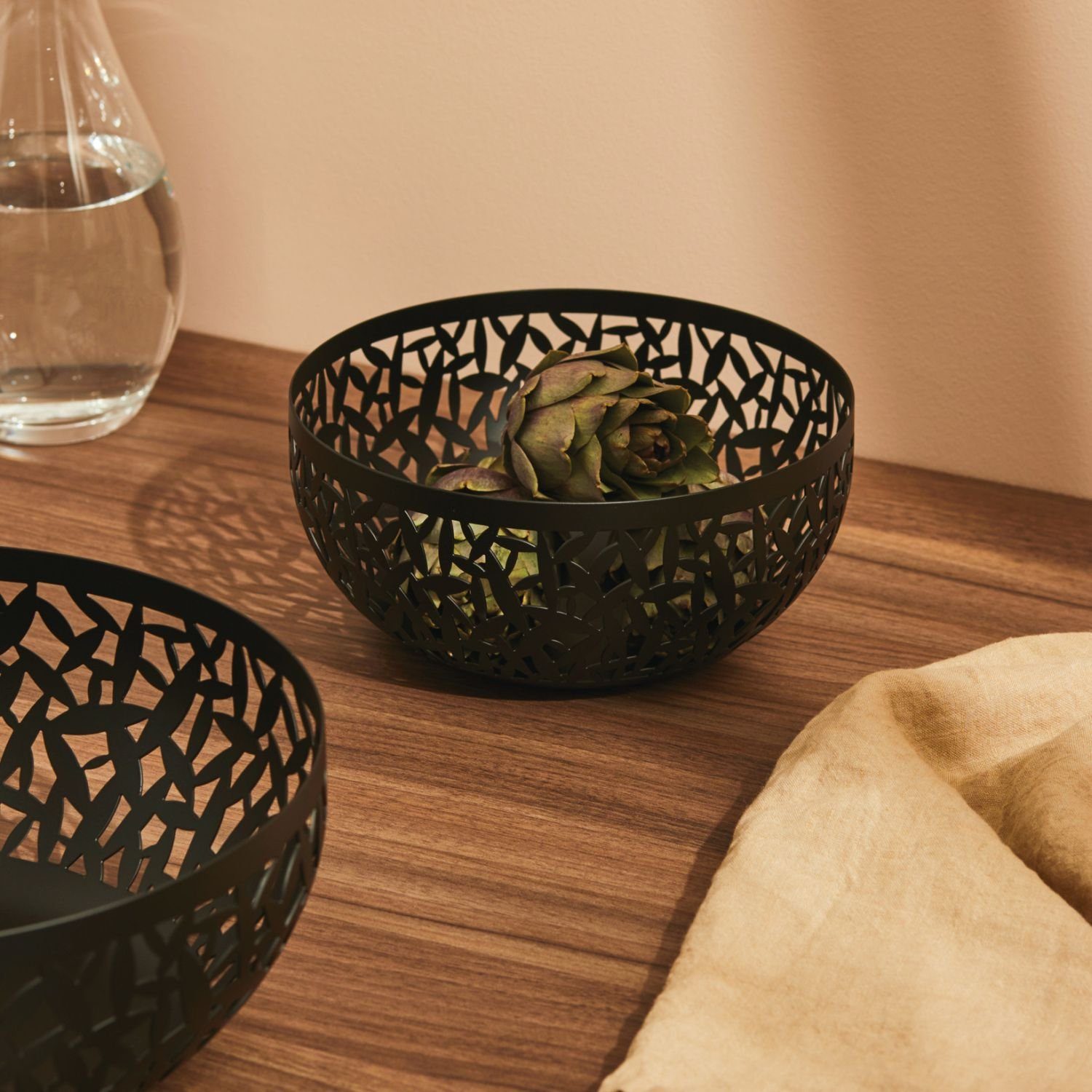 Alessi Dekoschale Cactus 21 cm Schwarz