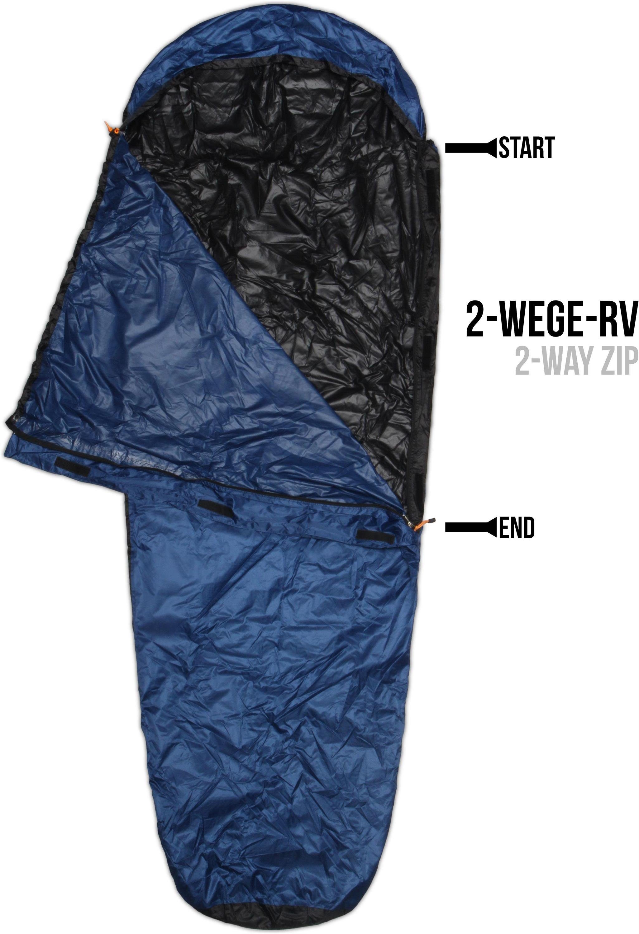 normani Mumienschlafsack Schlafsack-Regenüberzug SleeBag, Schlafsacküberzug Biwaksack Schlafsackschutzhülle 100 % Wasserdicht