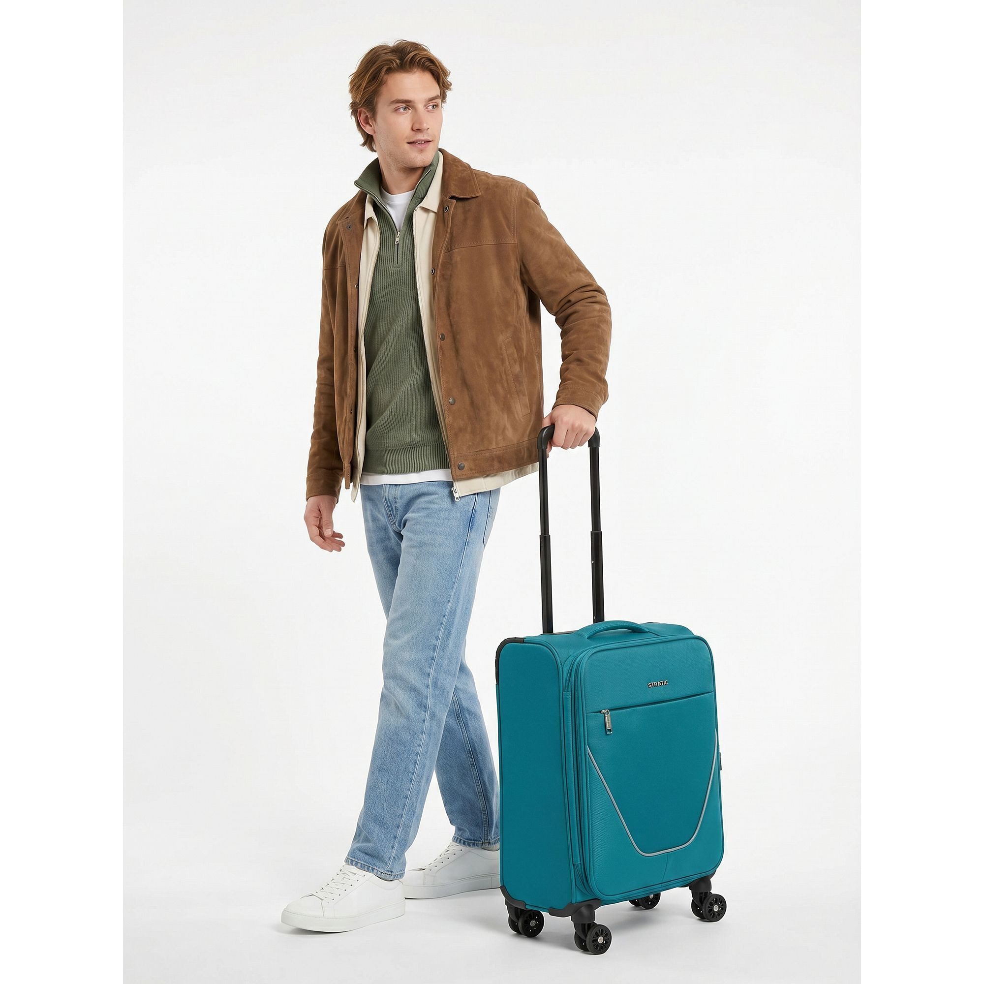 Stratic Handgepäck-Trolley taska, 4 Rollen, Polyester