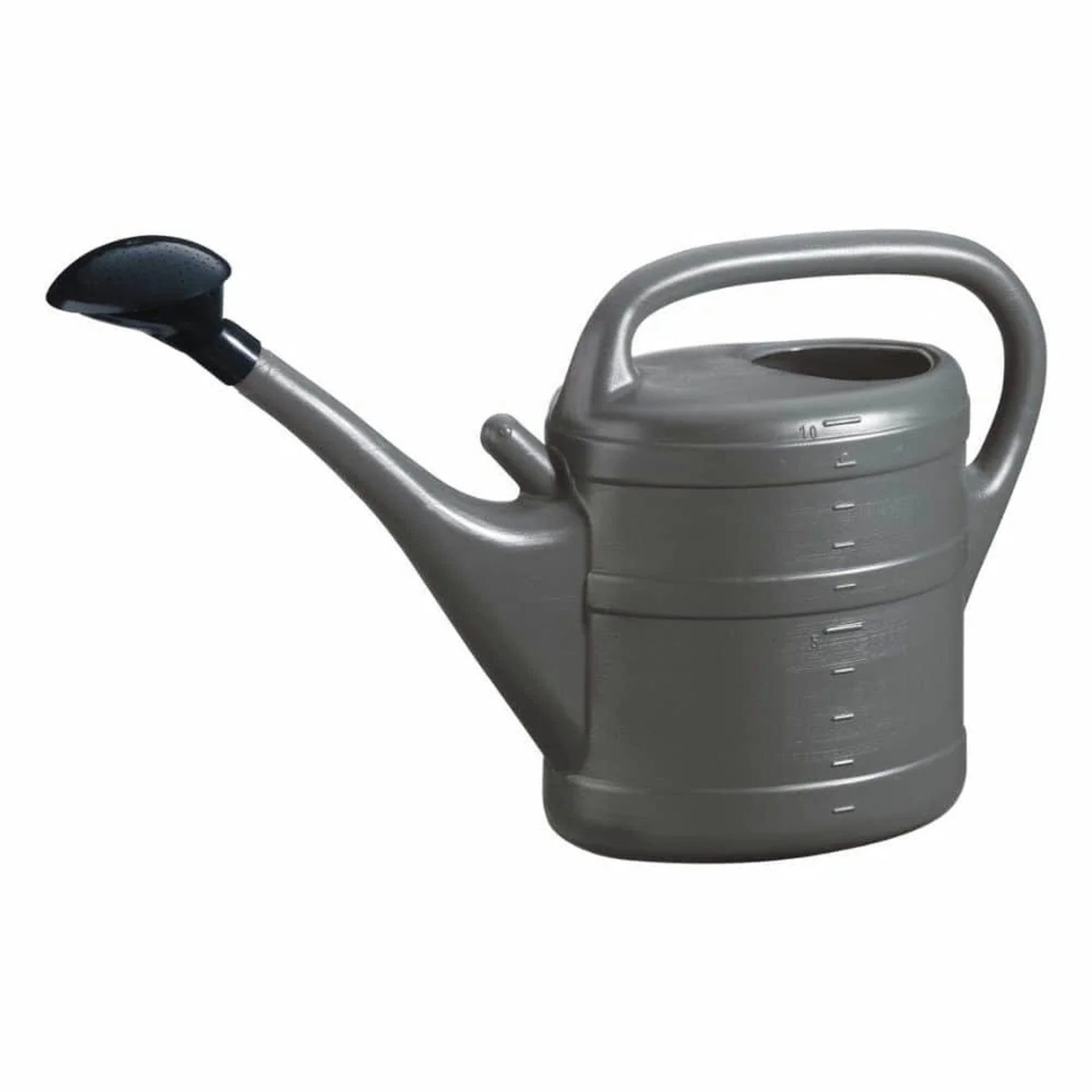 Geli Gartenspritze Gießkanne 10 Liter, anthrazit, Kunststoff, Garten, mit Brause