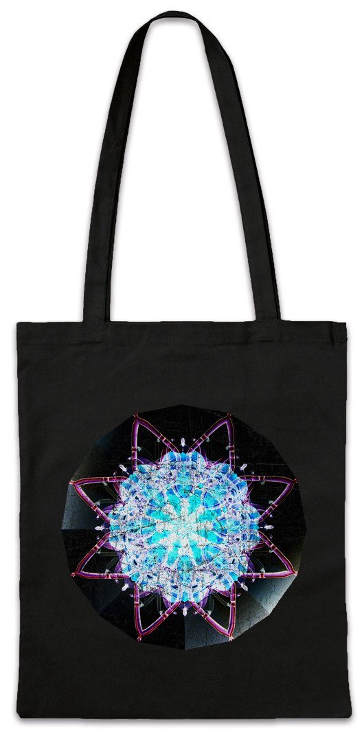 Beuteltasche Kaleidoscope II Stofftasche Crystal Kaleidoskop Psychedelic Art Kunst