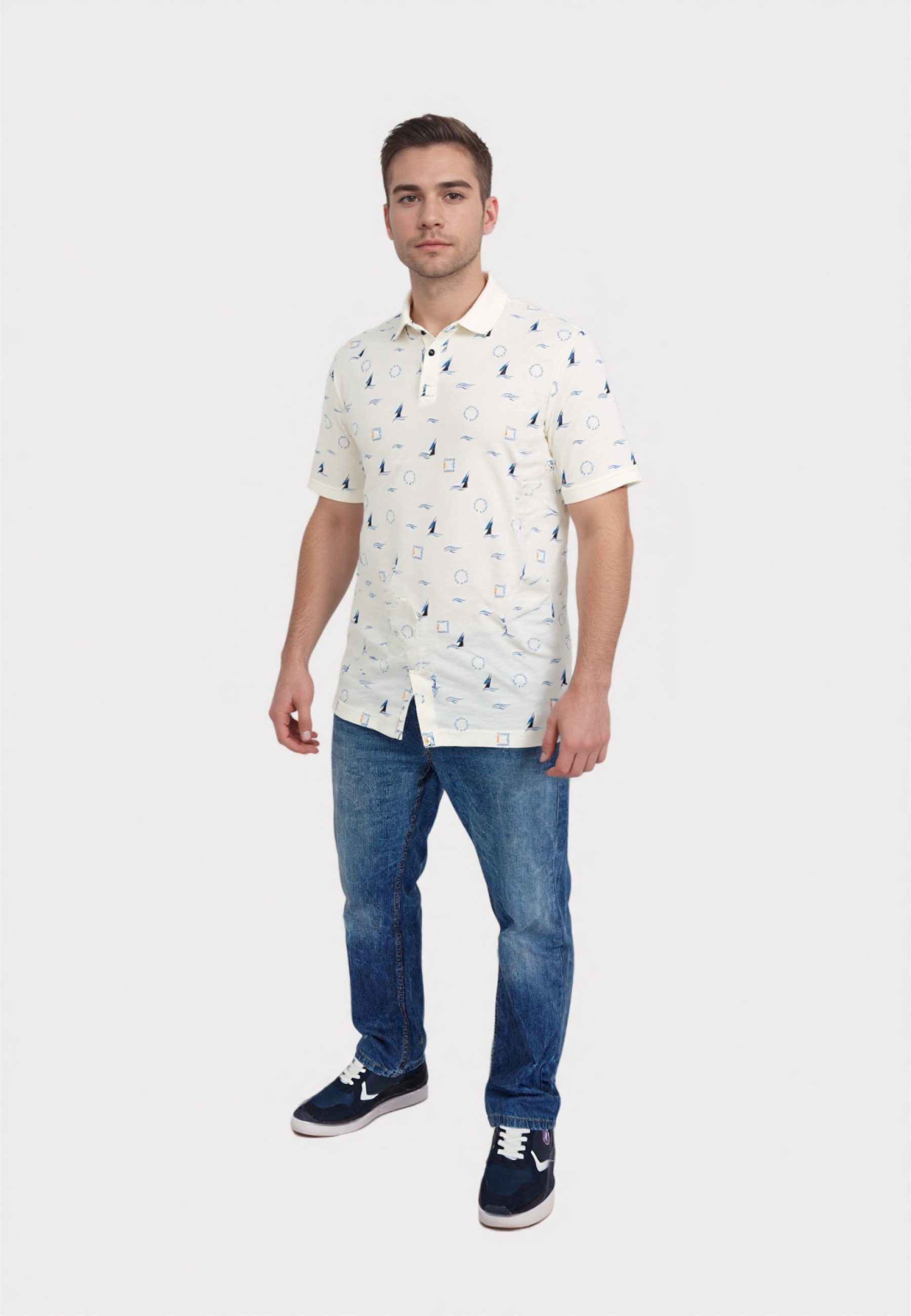 TOM TAILOR Poloshirt Poloshirt Kurzarmshirt (1-tlg., 1)