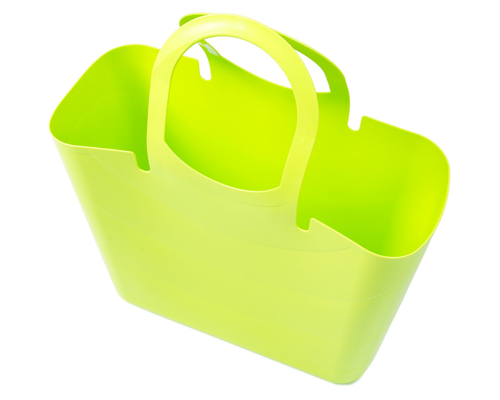Tragetasche ONDIS24 Handtasche und Einkaufstasche 24L Lucy modern farbig (Limette) leicht Handtasche