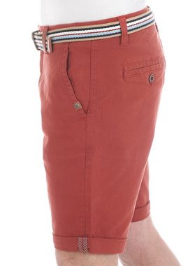 riverso Chinoshorts Herren Shorts RIVKlaas Regular Fit Bermudashorts mit Gürtel