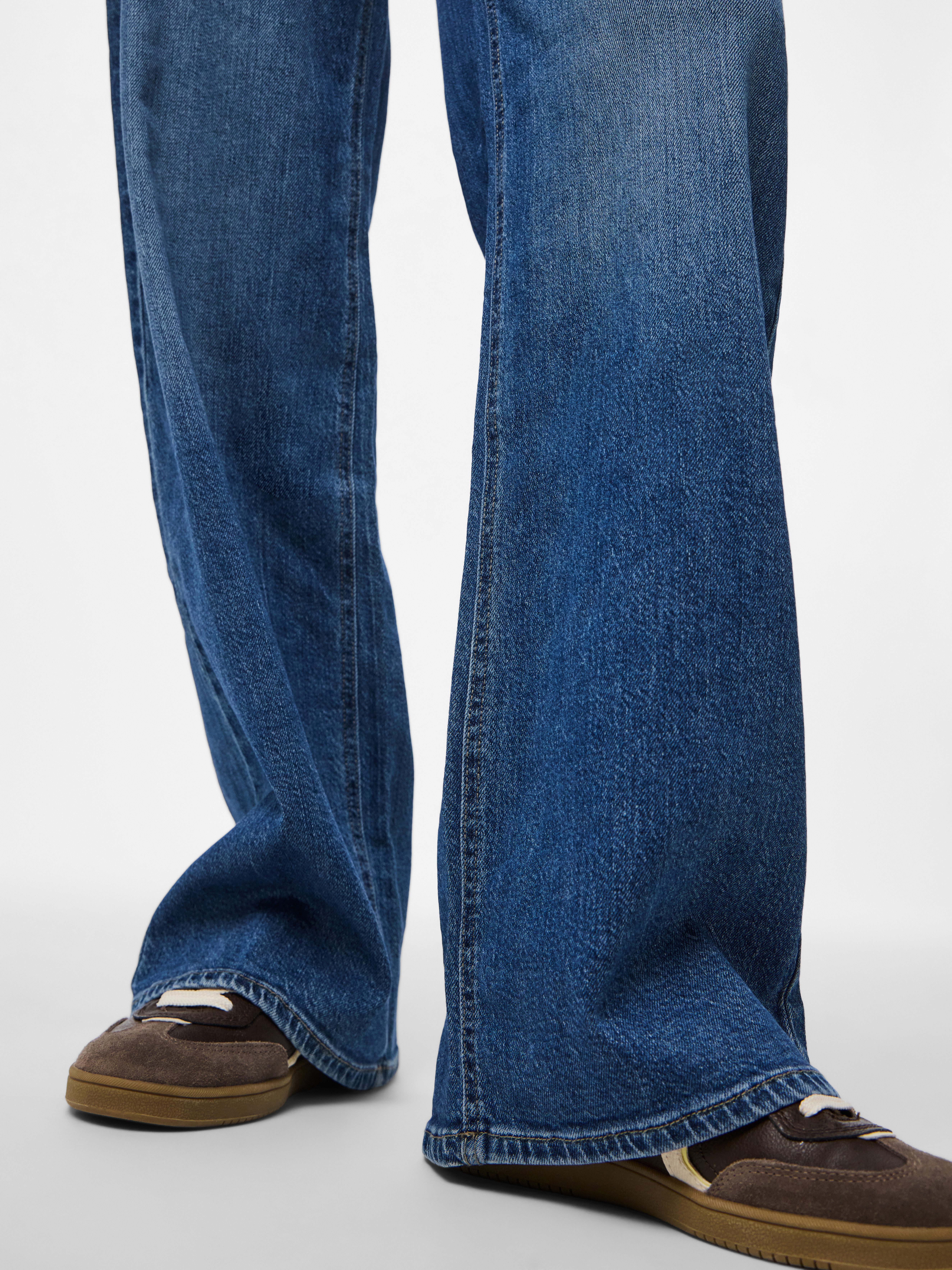 pieces Weite Jeans PCSILKE MW WIDE JEANS MB NOOS BC günstig online kaufen