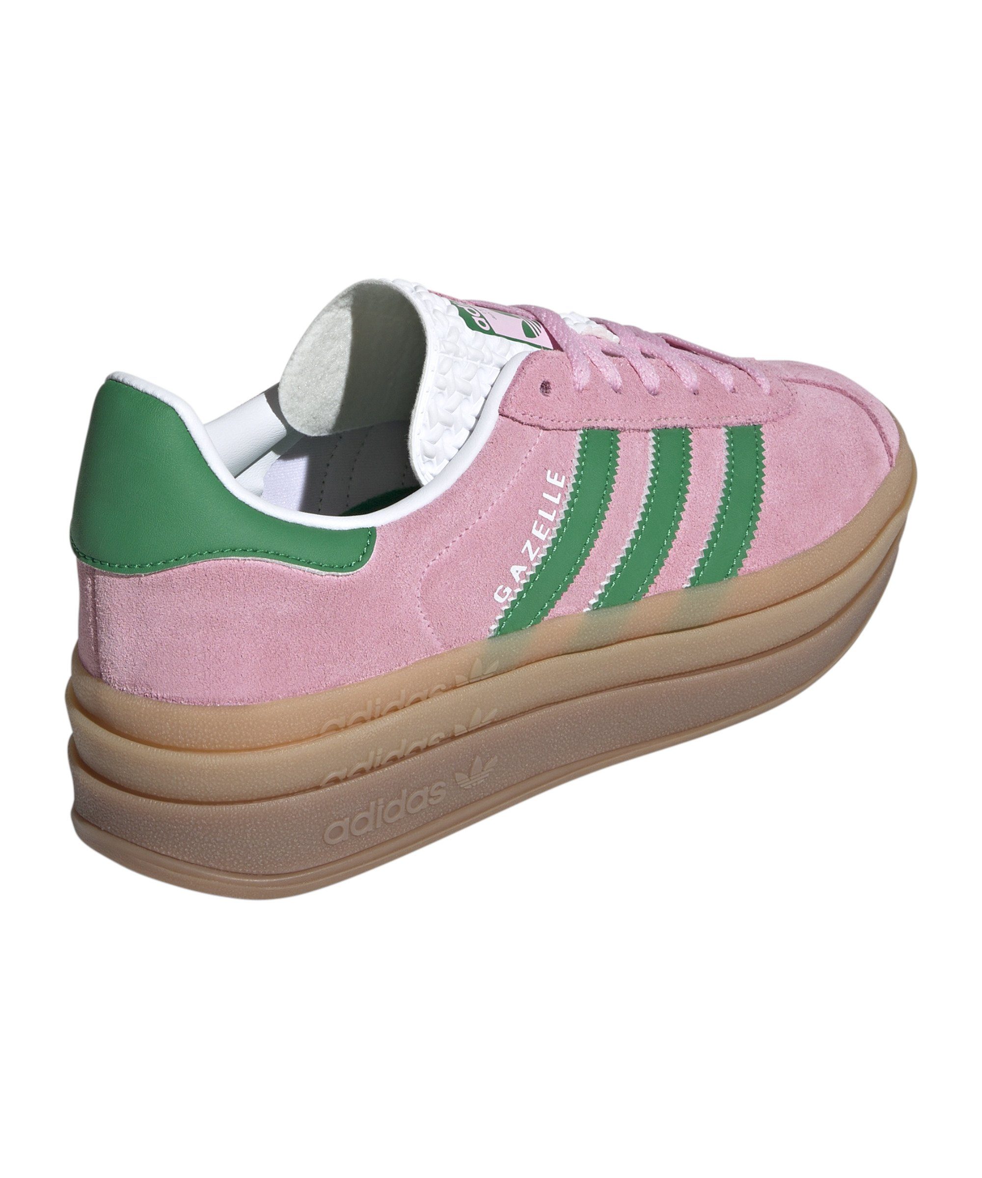 Bold adidas Originals Gazelle Damen pinkgruenweiss Sneaker