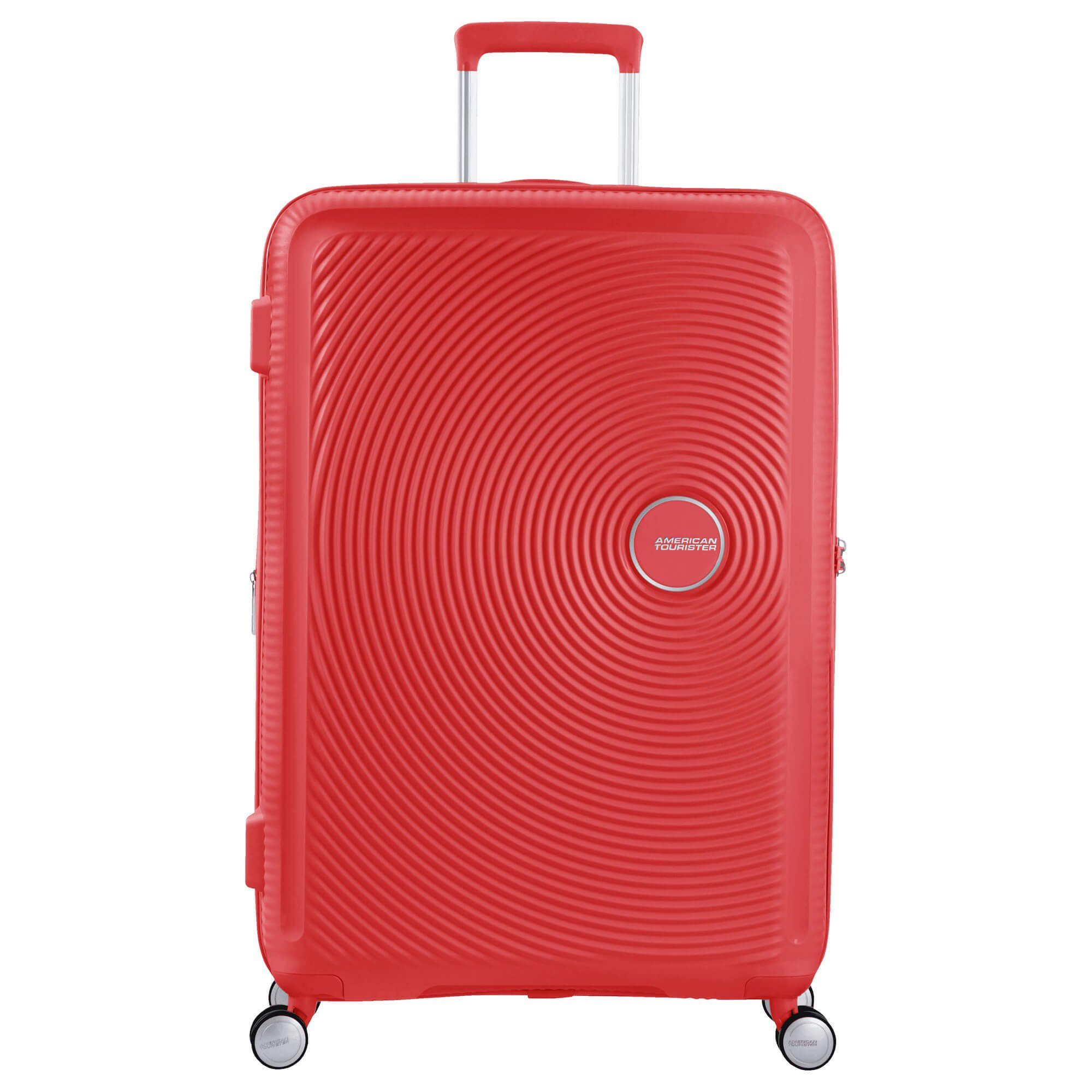 American Tourister® Trolley Soundbox - 4-Rollen-Trolley L 77 cm erw., 4 Rollen coral red