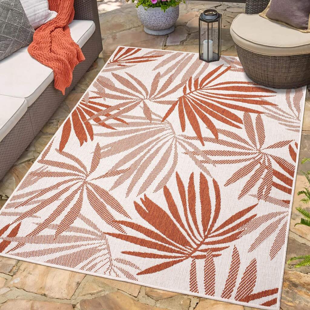Carpet City Outdoorteppich »DUO RUG 5771«, rechteckig, 5 mm Höhe, Wendetepp günstig online kaufen