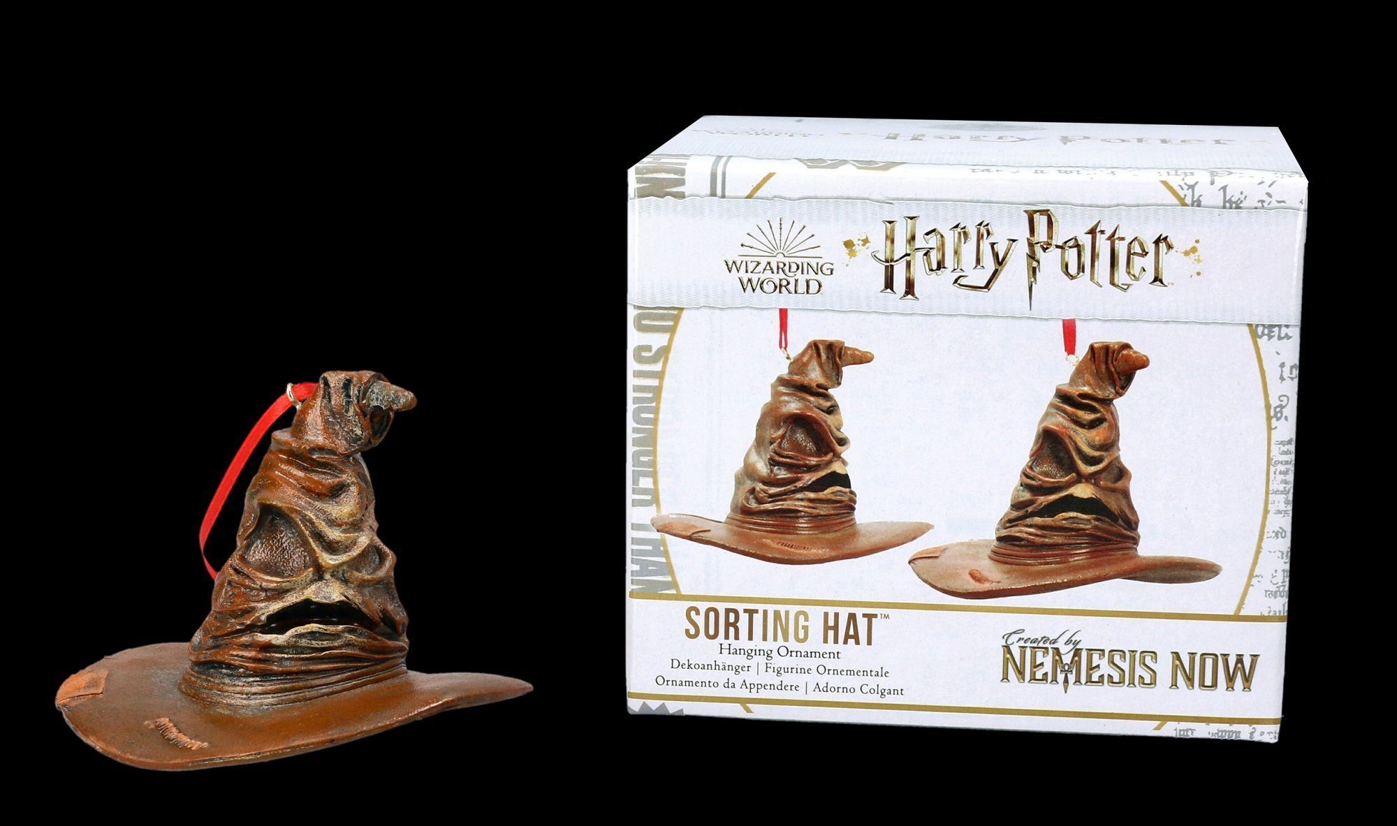 Figuren Shop GmbH Christbaumschmuck Christbaumschmuck - Harry Potter Sprechender Hut - Christbaumkugel (1-tlg)