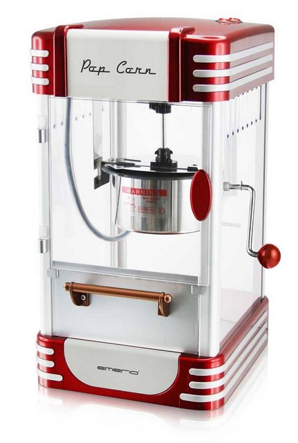 Emerio Popcornmaschine PO-120650 Popcorn-Maker im Retro-Design