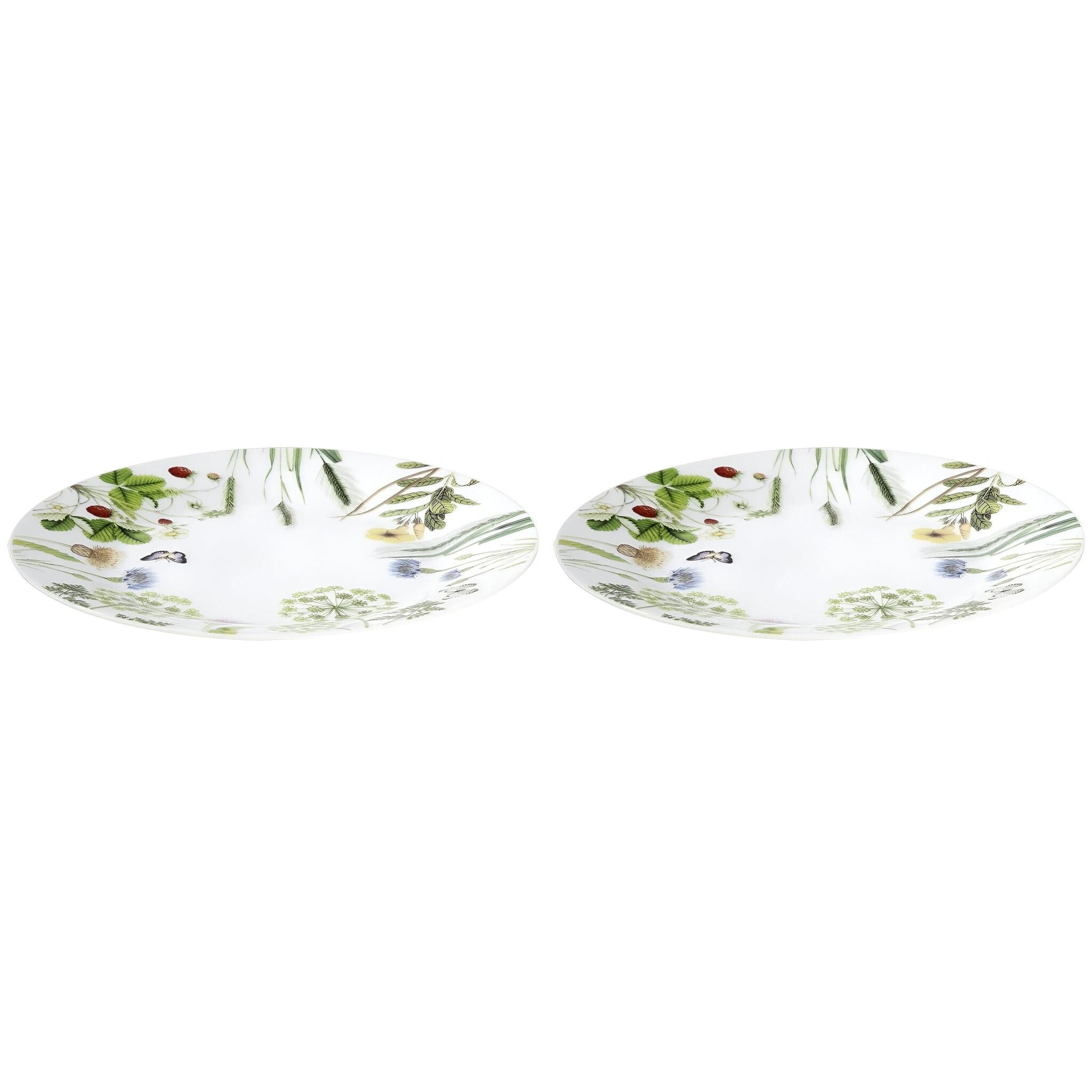 GILDE Frühstücksteller 2 x Dessertteller / Frühstücksteller Wild Flowers
