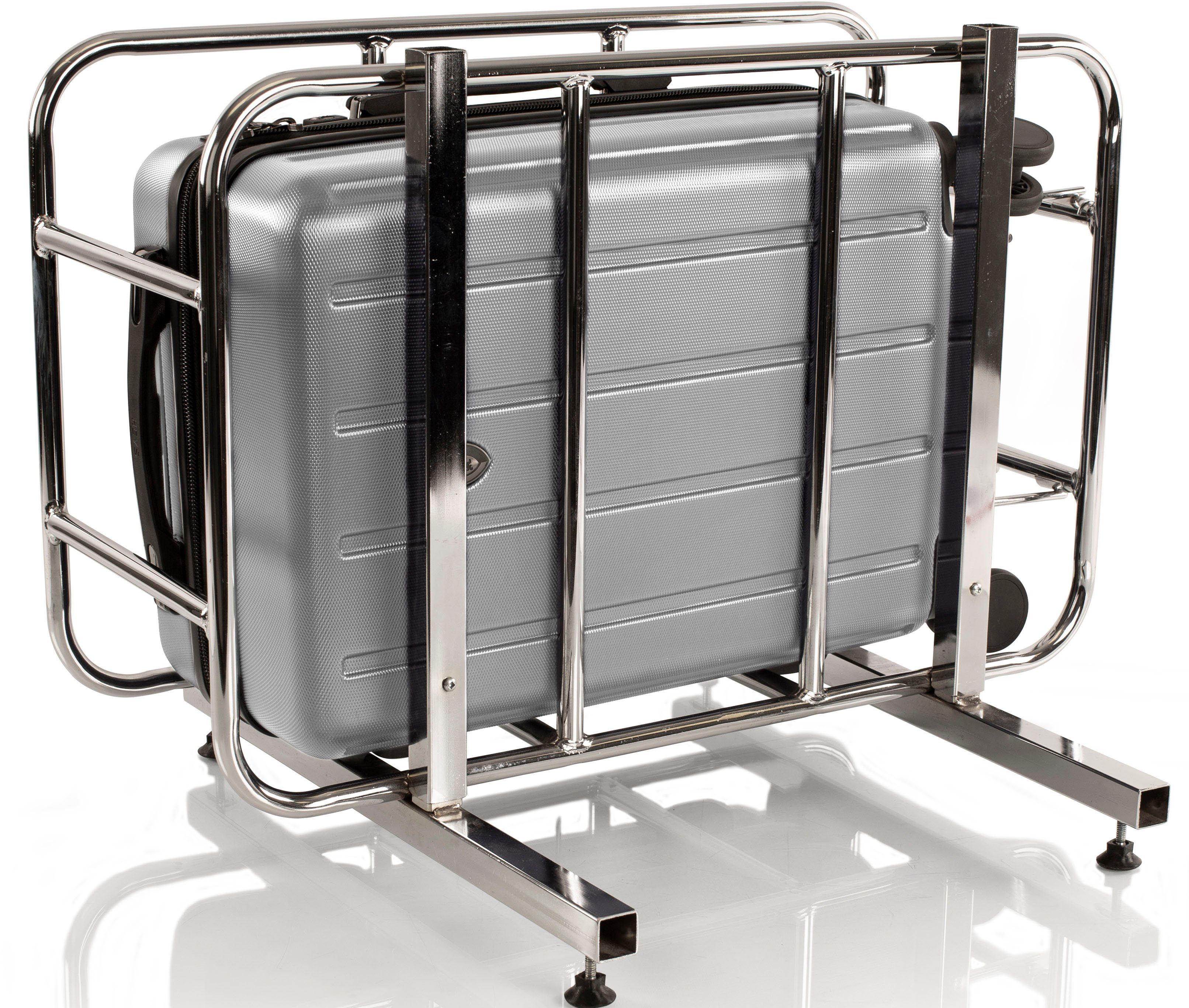 Rollen cm, 53 Heys SpinLite, 4 silver Hartschalen-Trolley