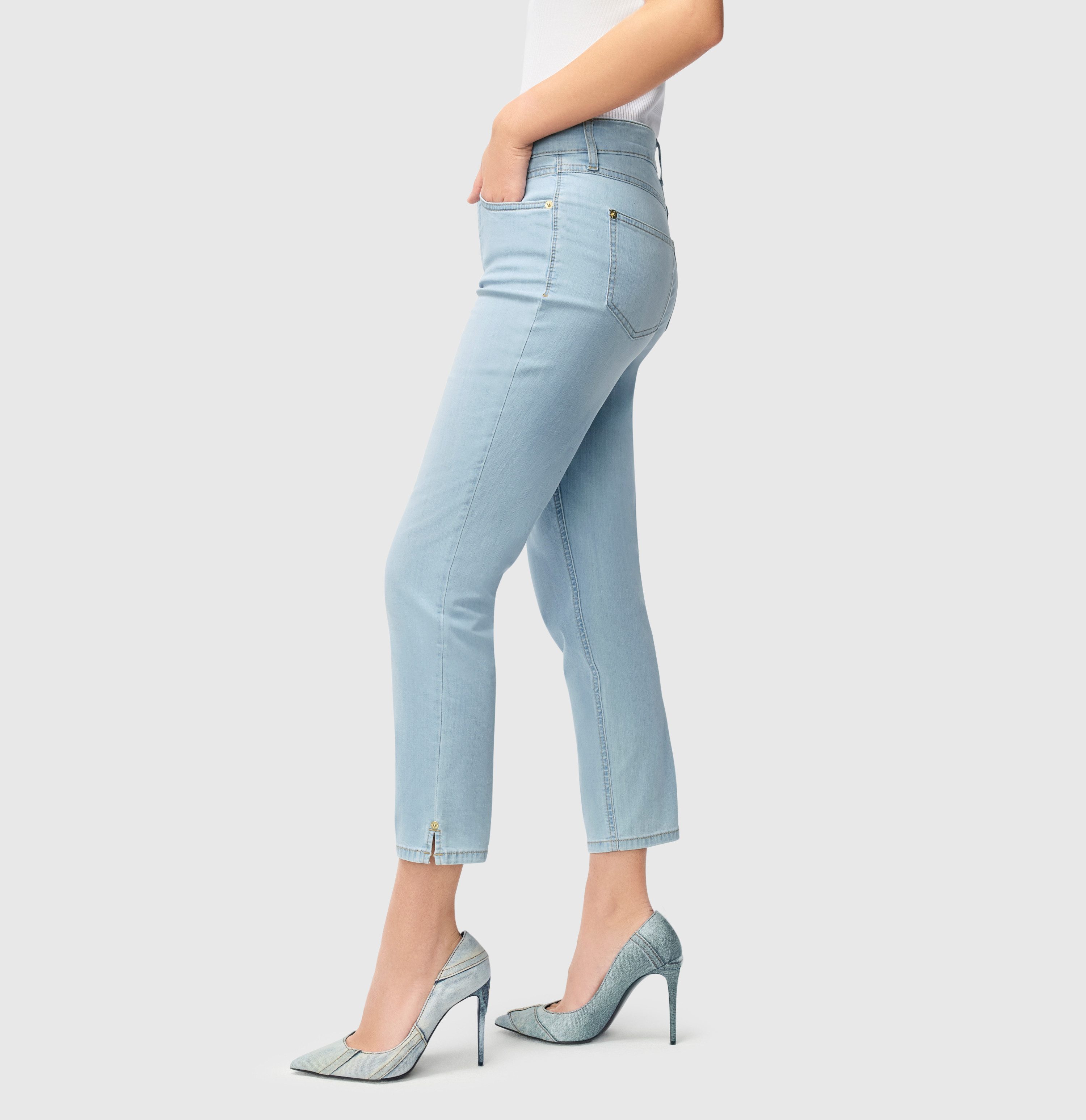MAC Stretch-Jeans MAC MELANIE 7/8 light blue sea wash 5045-90-0352 D206 - ULTRALIGHT