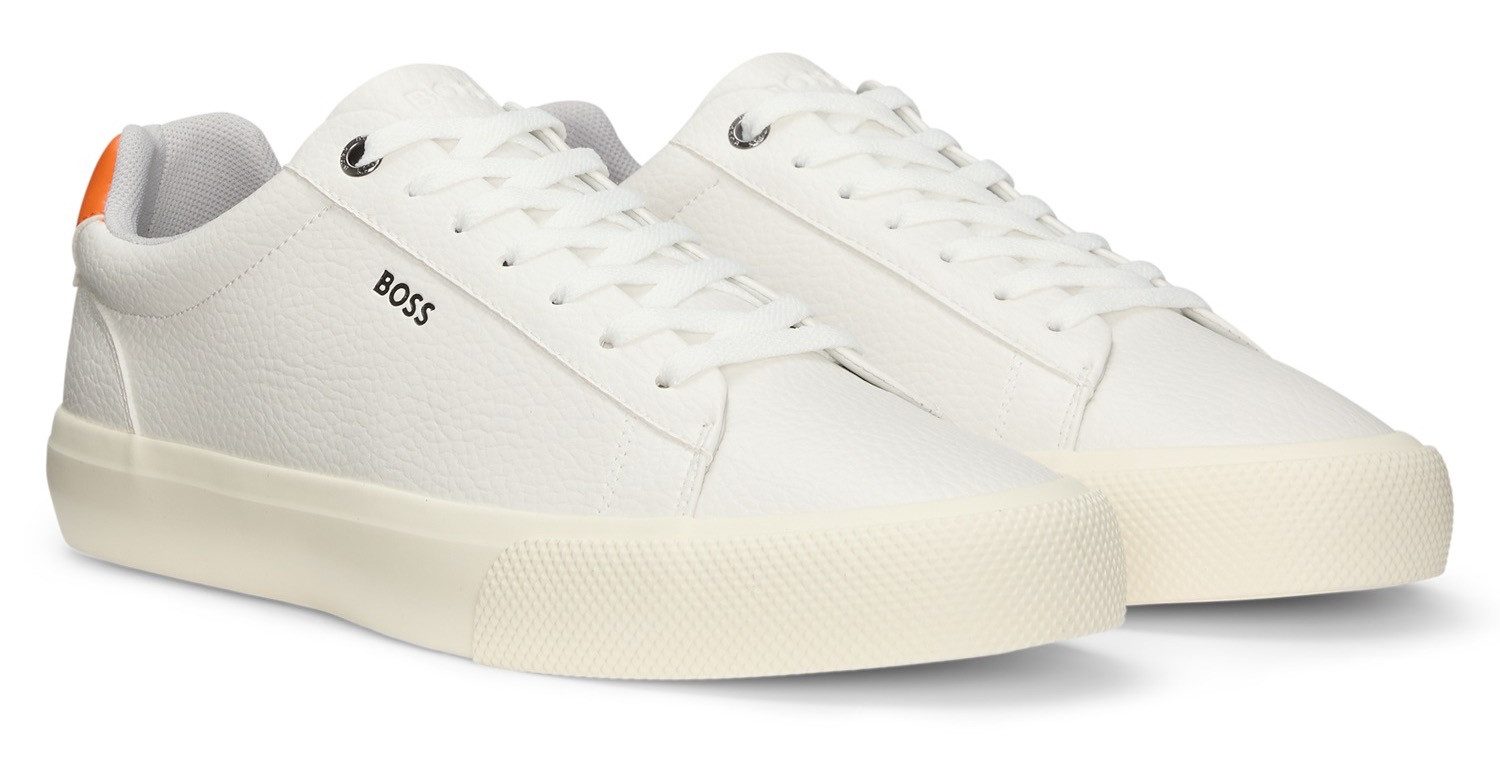 BOSS Aiden_Tenn Sneaker Schnürschuh, Halbschuh, Freizeitschuh mit Schaftran günstig online kaufen