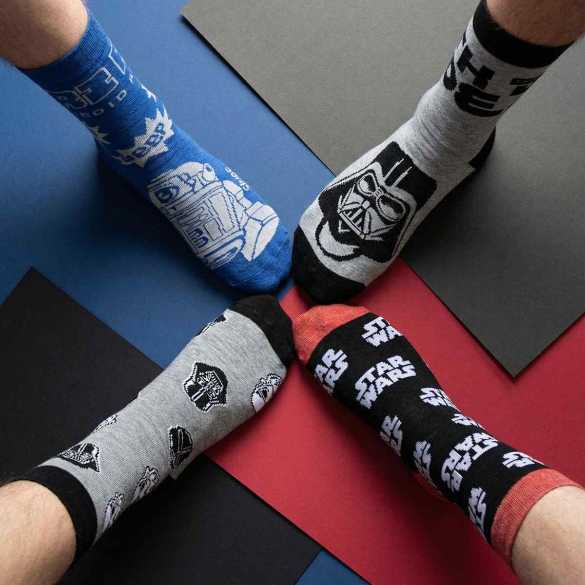 Star Wars Sportsocken Erwachsene Socken 12er Pack Lifestyle Design Größe 38-45 (12-Paar)