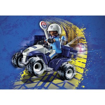 Playmobil® Konstruktions-Spielset Polizei-Speed Quad