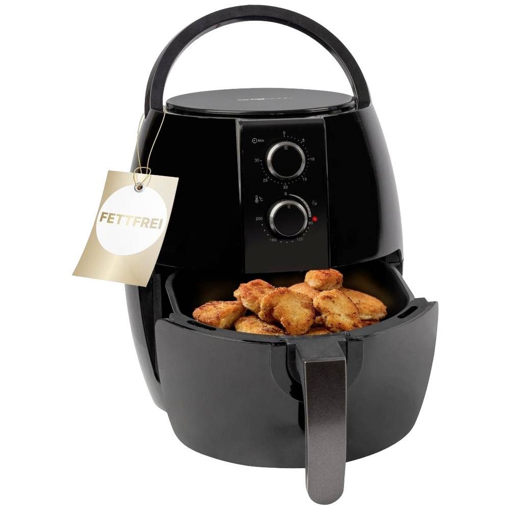 CLATRONIC Fritteuse 3.6L 1350W Heißluft-Fritteuse