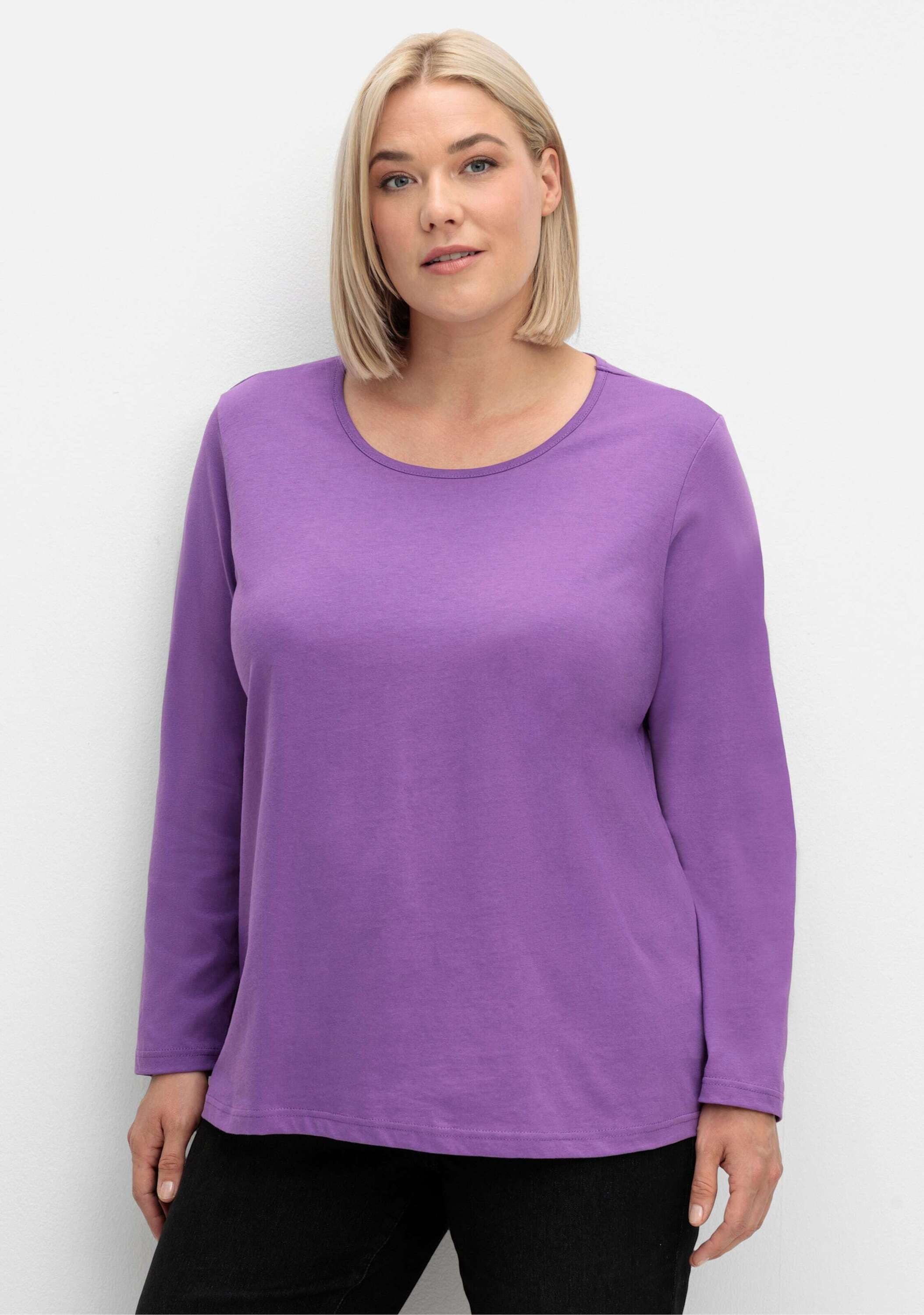 Sieh an! T-Shirt Langarm-Shirt Langarm