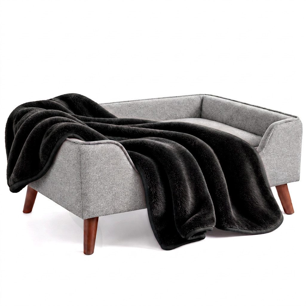 tierlando® Tierdecke Hundedecke LILLY Flauschige Haustier-, Welpen-, Katzen-, Plüschdecke, Kuschelweich, Waschbar