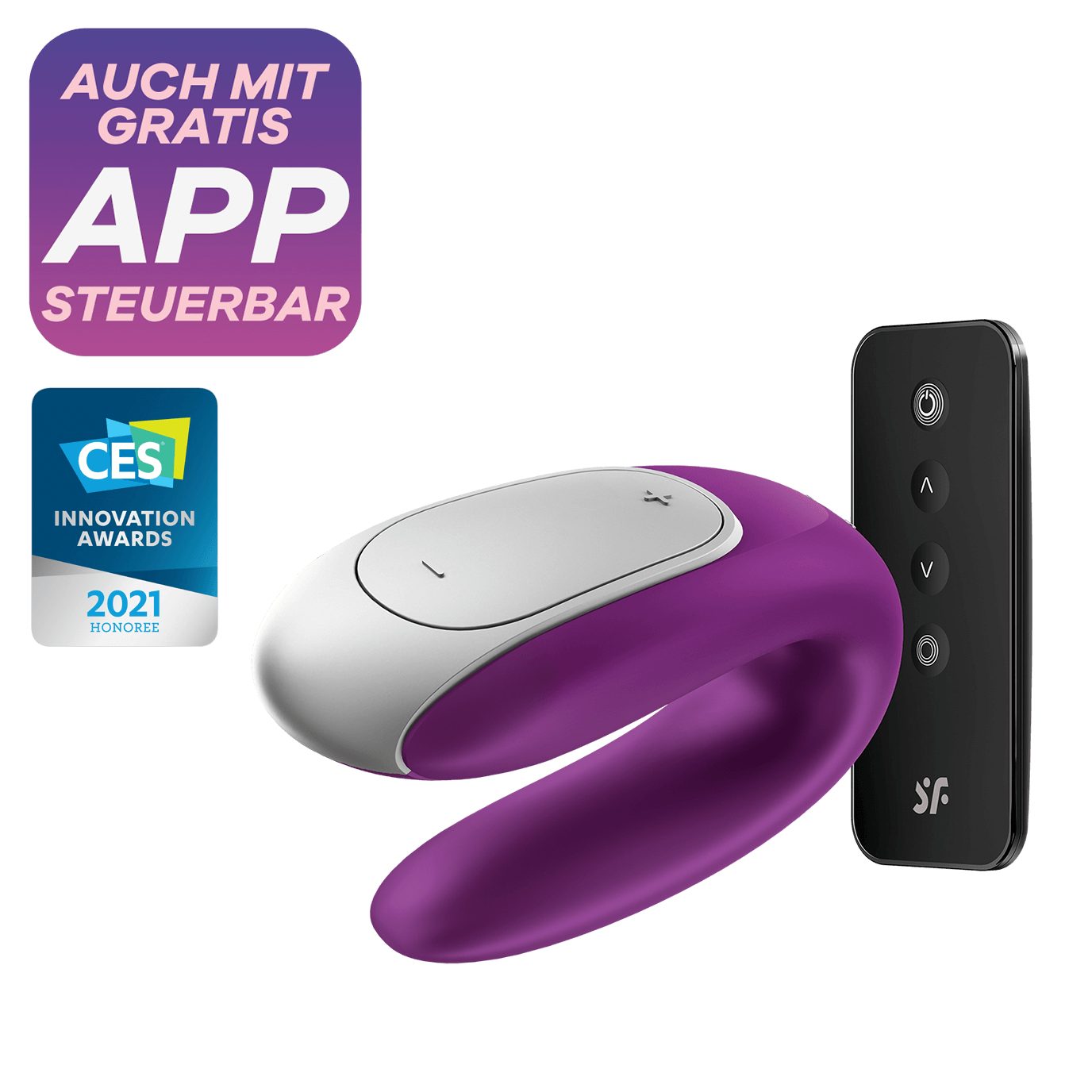 Satisfyer Auflege-Vibrator »Satisfyer 'Double Fun Connect App' mit App und  Fernbedienung (9,5cm)« online kaufen | OTTO