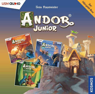 United Soft Media Hörspiel Die große Andor Junior Hörbox Folgen 1-3 (3 Audio CDs)