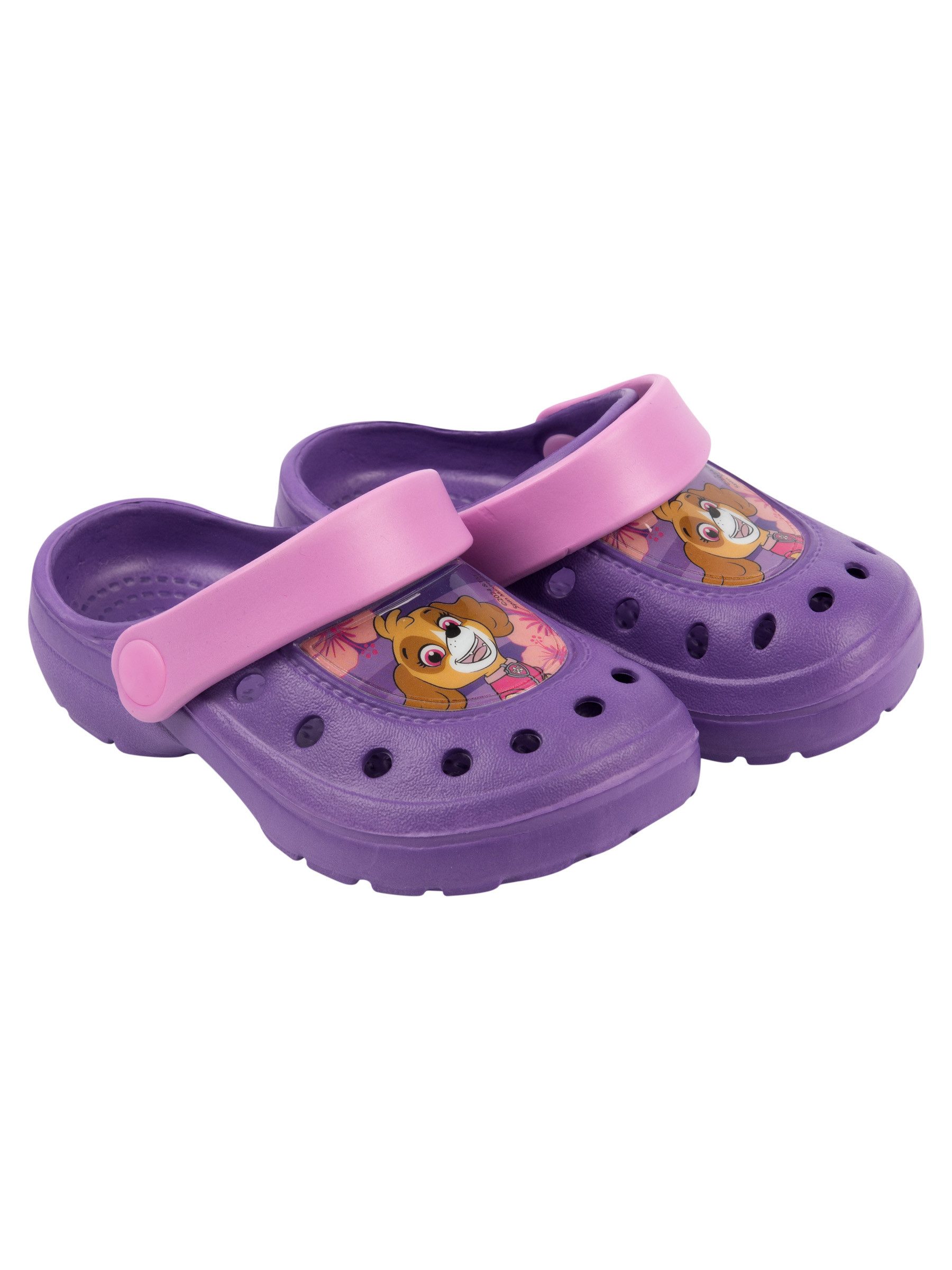 Paw Patrol Clogs Skye Sandalen Pantoletten Gartenschuhe rutschfest Badesandale