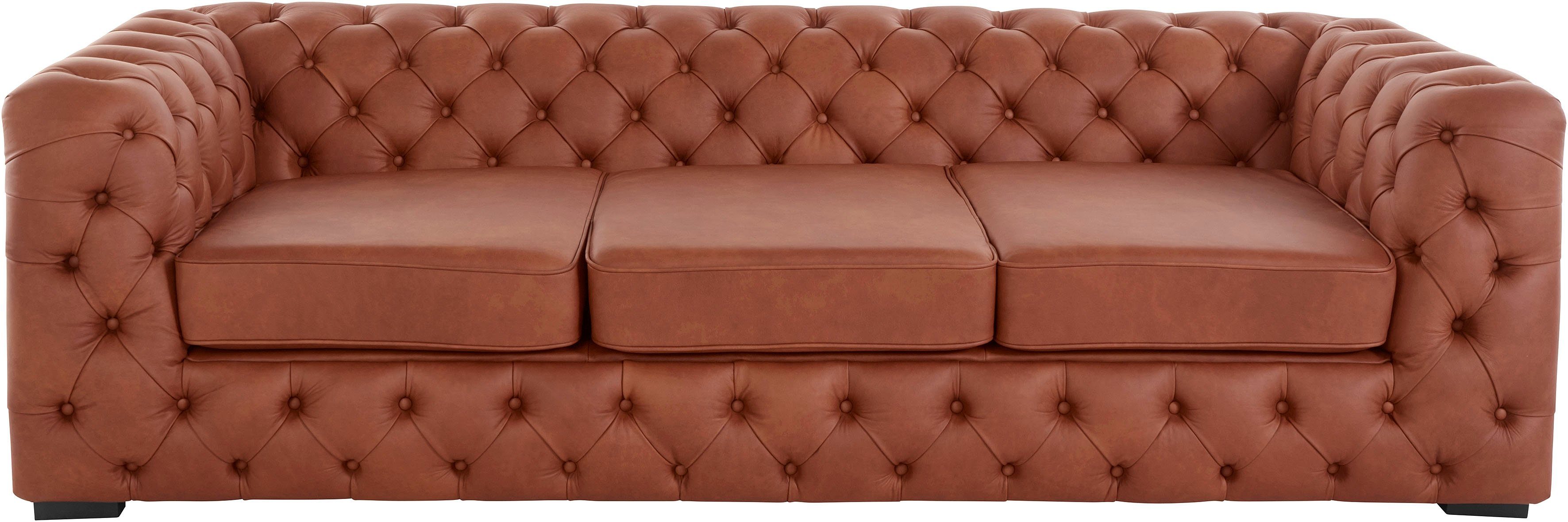 Guido Maria Kretschmer Home&Living Chesterfield-Sofa Kalina, klassische Chesterfield-Knopfheftung, sehr hochwertige Verarbeitung