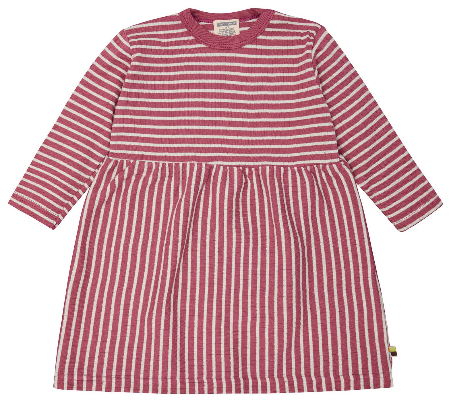 loud + proud Jerseykleid geringelt, aus Derby Rib geringelt