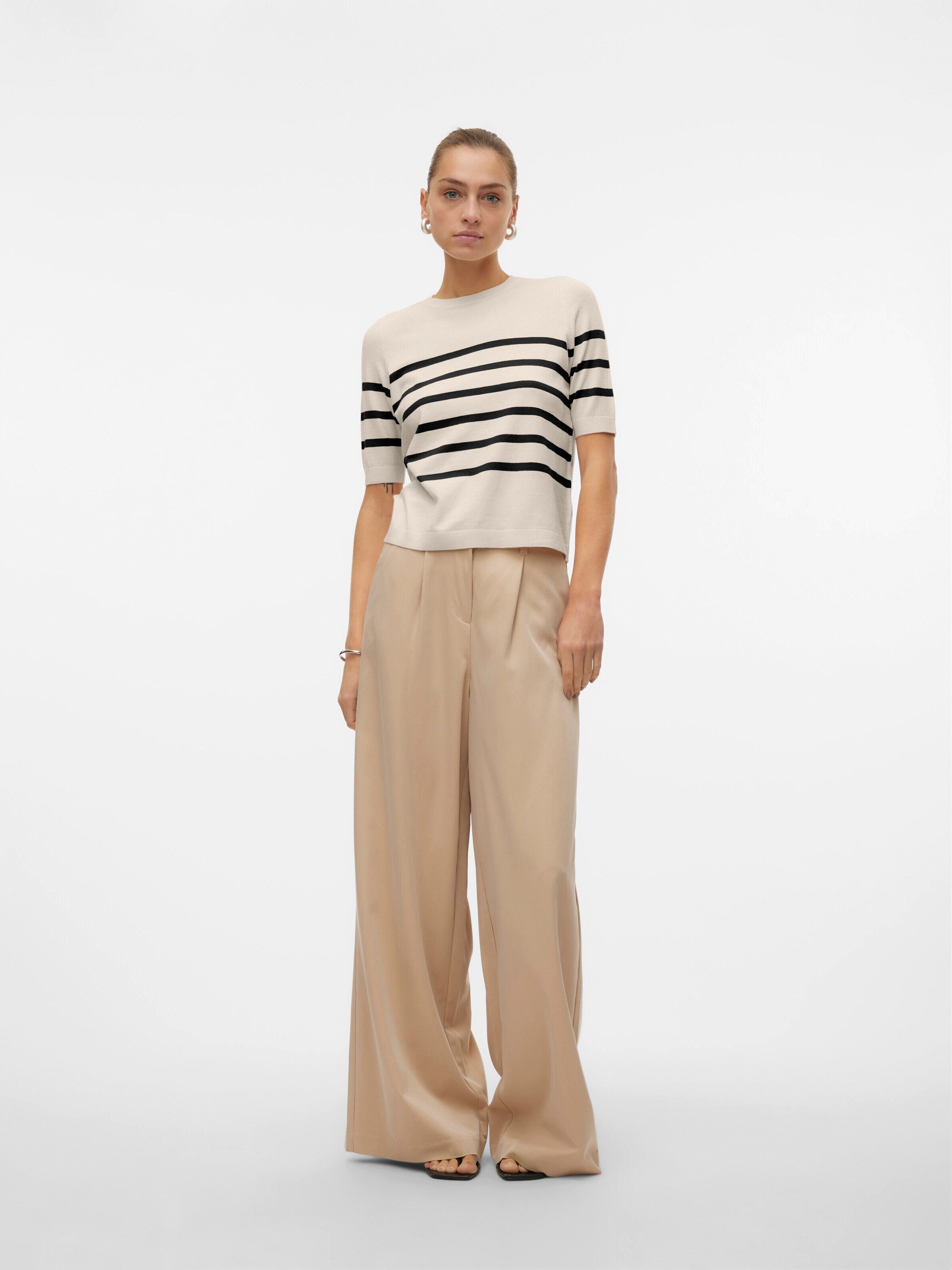 Vero Moda Strickpullover VMSABA (1-tlg) Plain/ohne günstig online kaufen