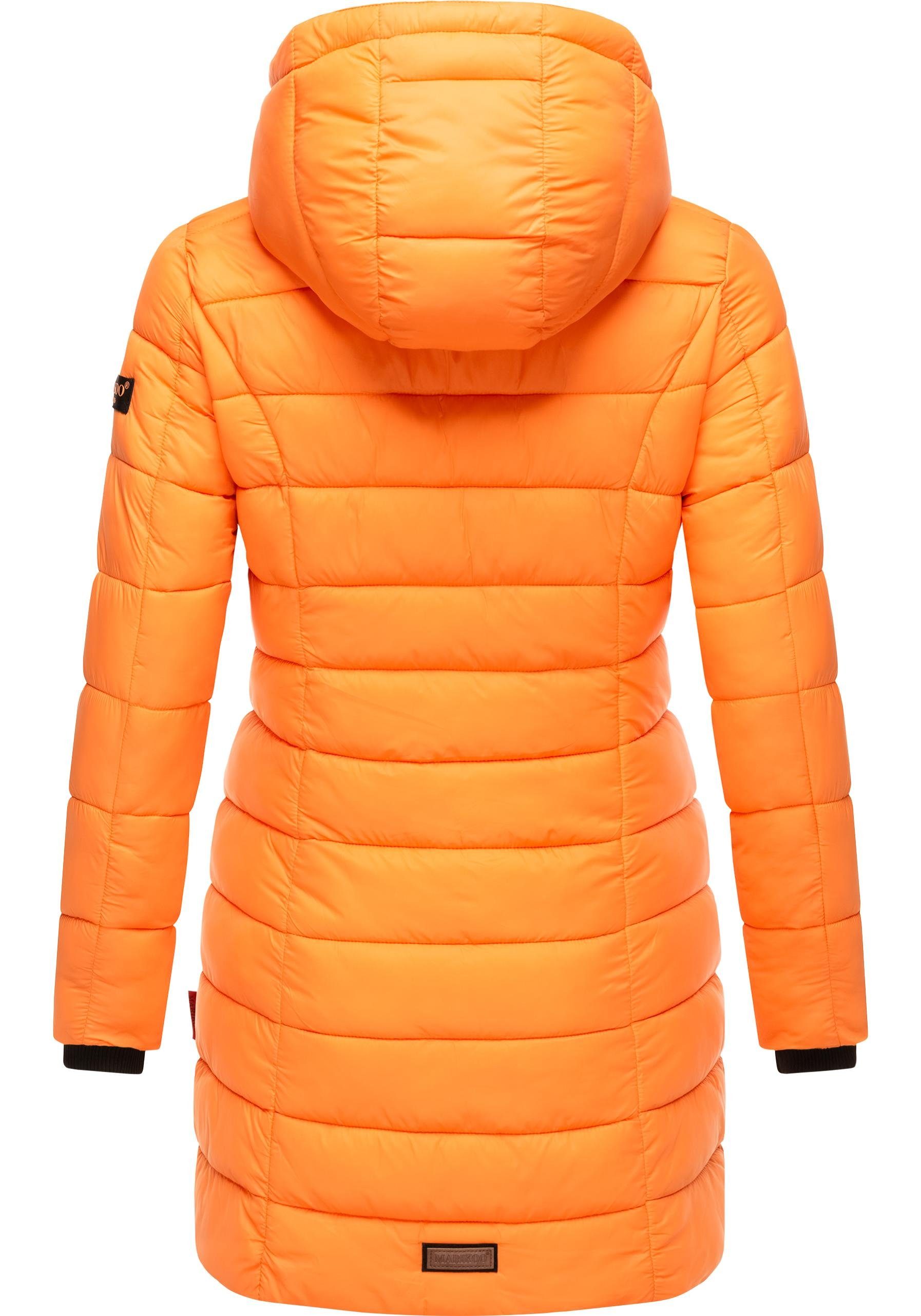 Marikoo Steppmantel Abendsternchen zeitloser Wintermantel mit schmaler Steppung