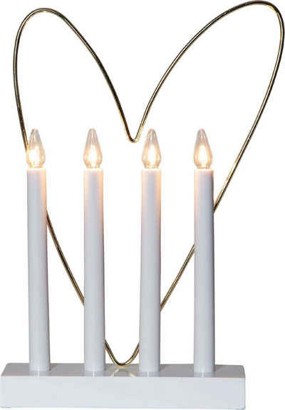 EGLO LED Dekolicht »GLOSSY HEART«, Kerzenständer - Weihnachtsbeleuchtung - Weihnachtslicht - Dekolicht