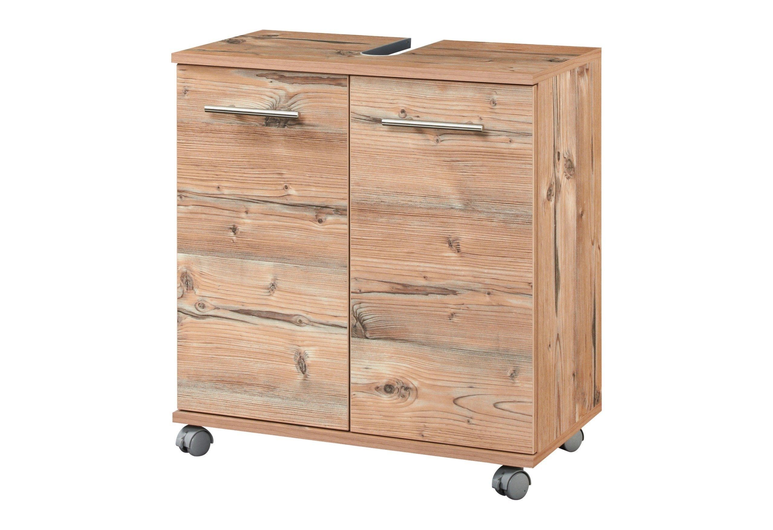 Schildmeyer Waschbeckenunterschrank Isola, Waschbeckenunterschrank, Made in Germany, B: 60 cm Solide Verarbeitung - Dieses Produkt ist in Deutschland gefertigt